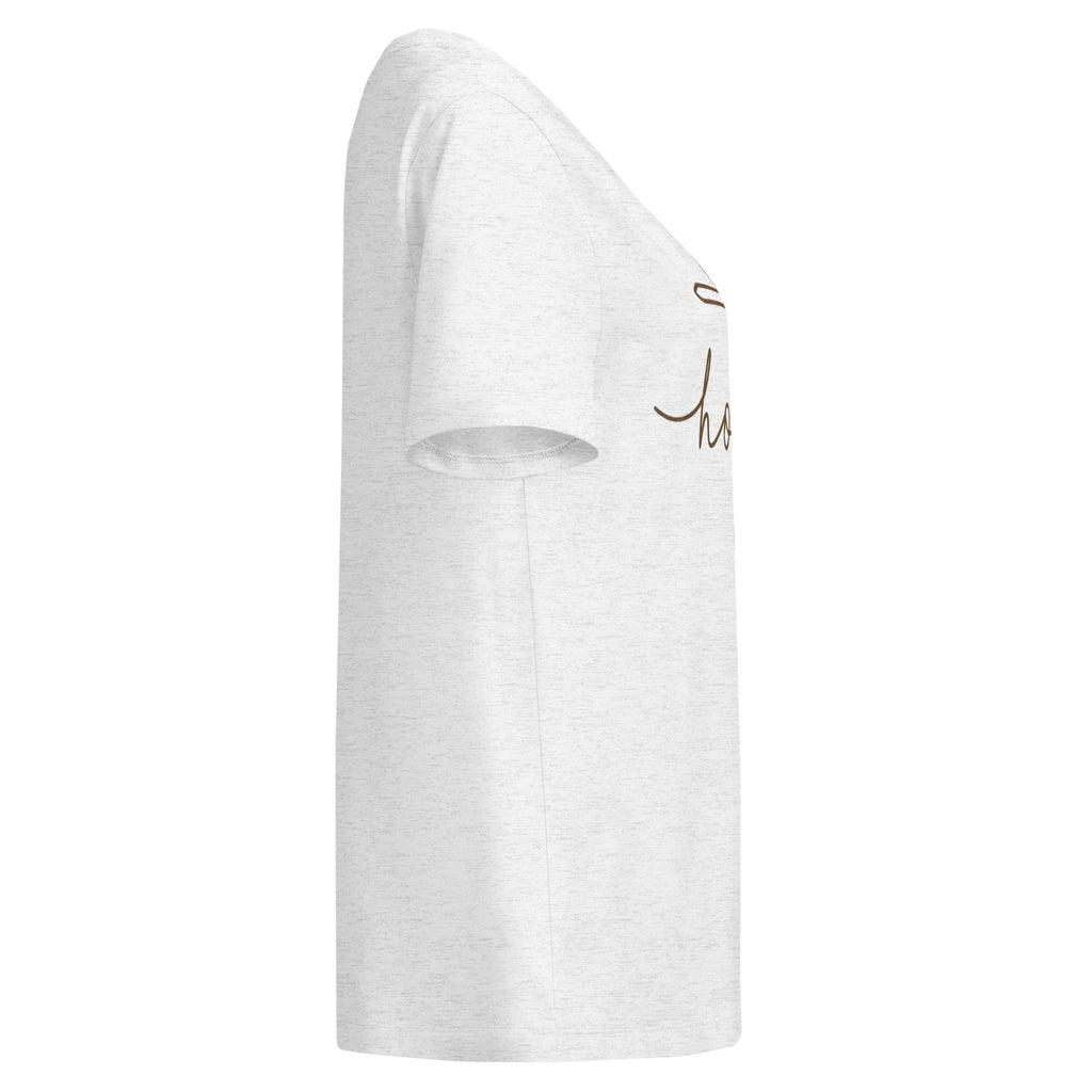 Women's Organic Cotton Faith T-Shirt | Soft Ribbed Neck Tee - Seedandsoulful