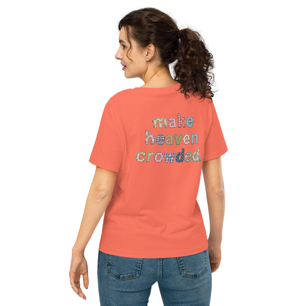 Women’s organic ribbed neck t-shirt - Seedandsoulful