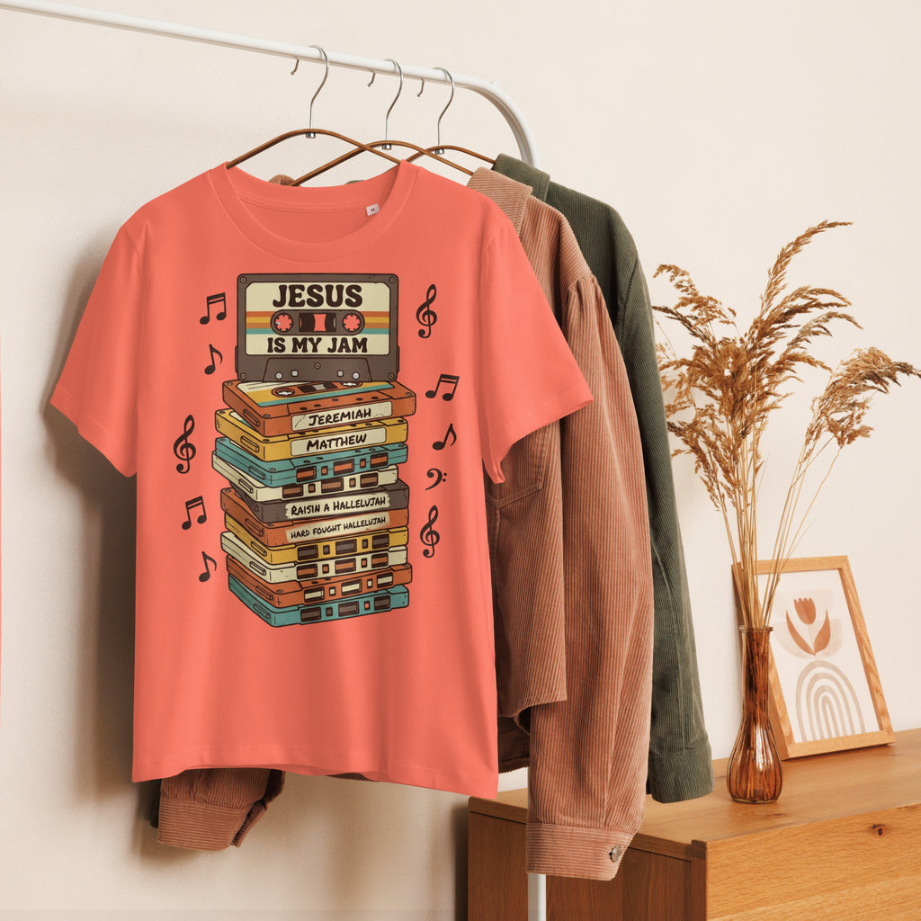 Women’s organic ribbed neck t-shirt - Seedandsoulful