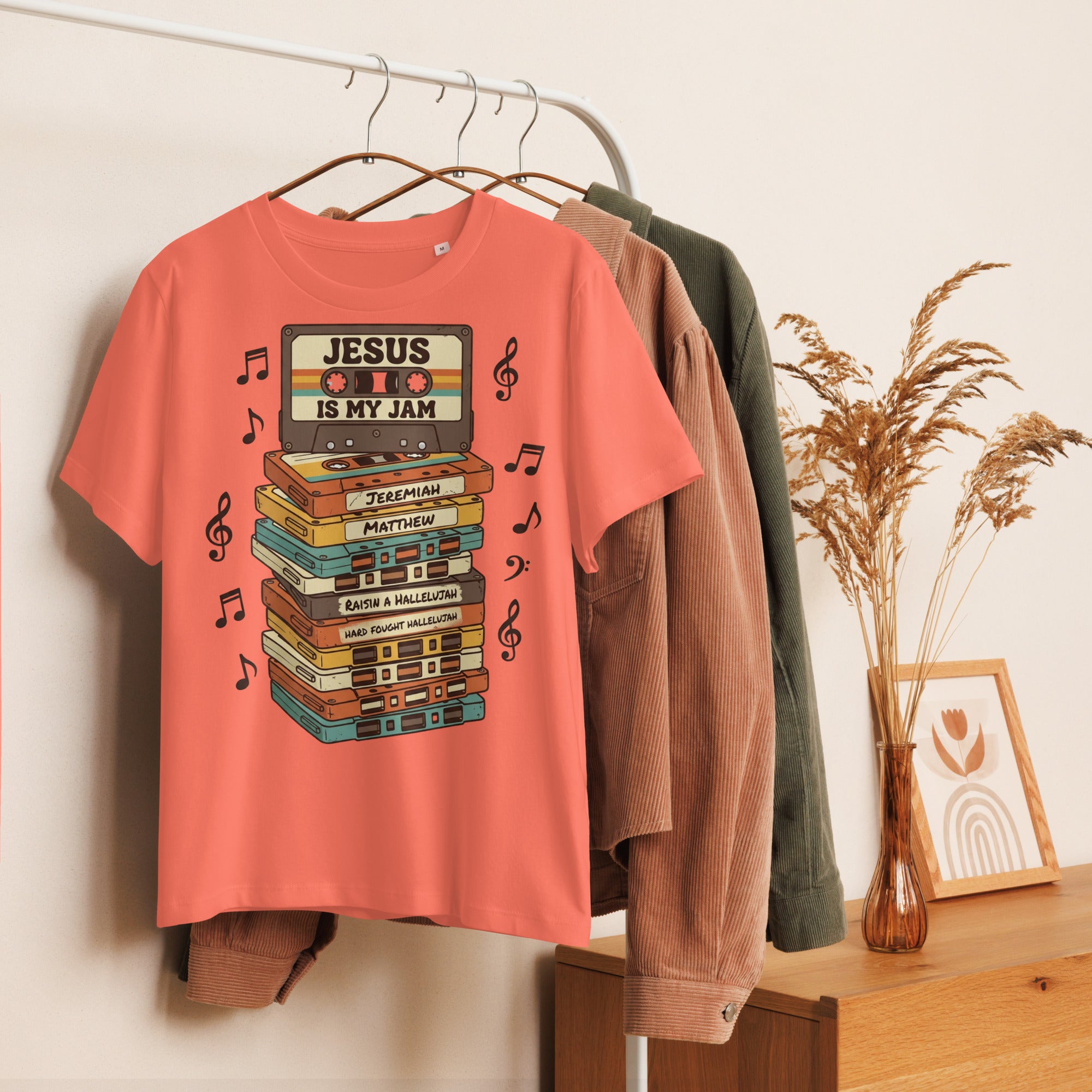 Women’s organic ribbed neck t-shirt - Seedandsoulful