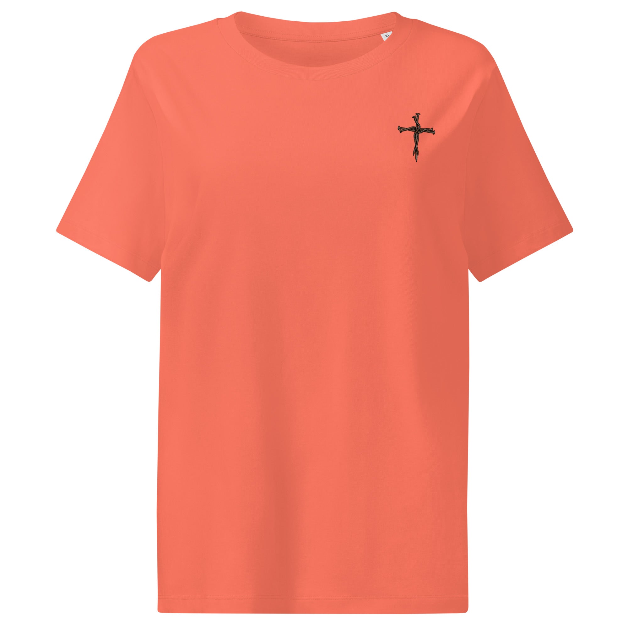 Women’s organic ribbed neck t-shirt - Seedandsoulful