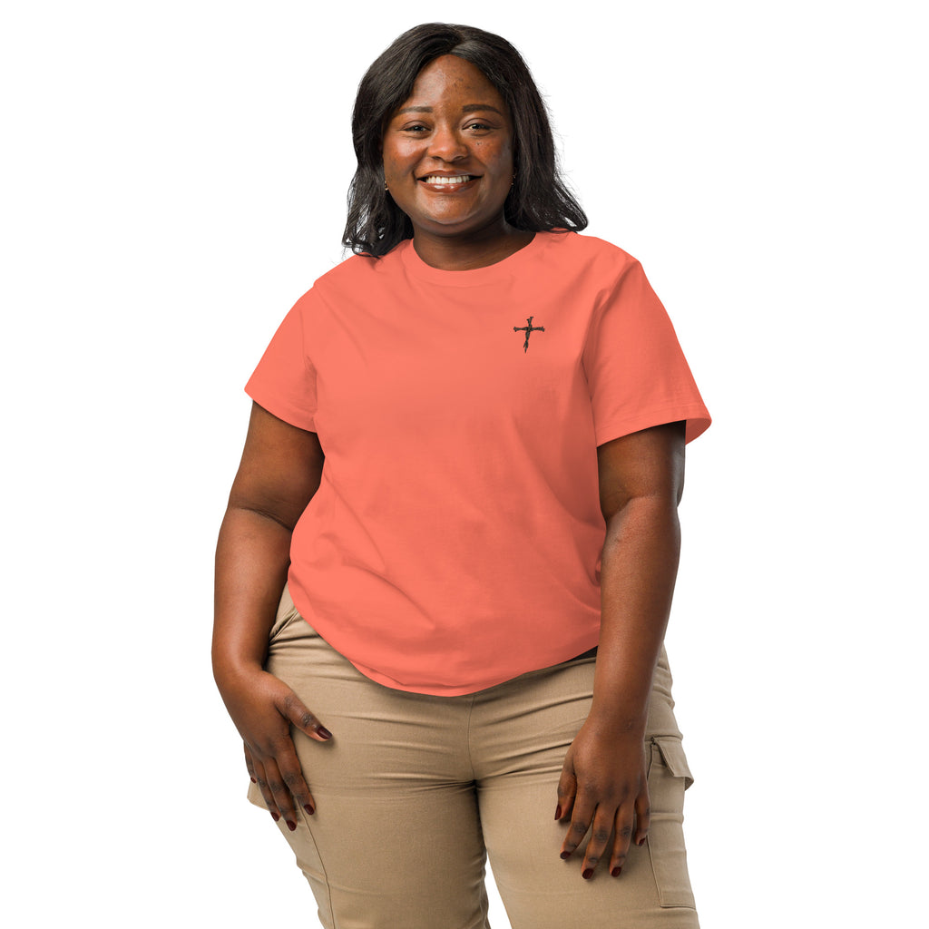 Women’s organic ribbed neck t-shirt - Seedandsoulful