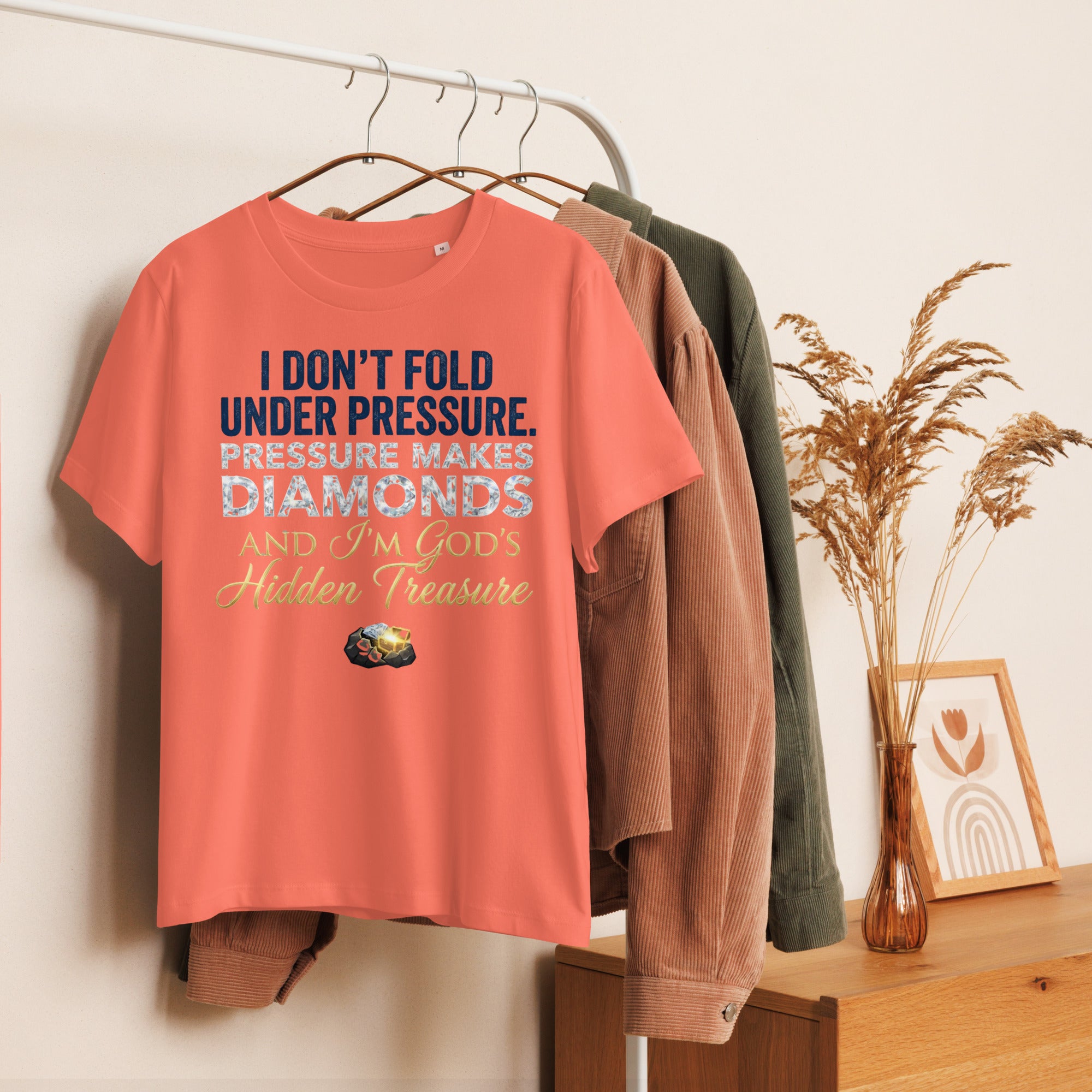 Women’s organic ribbed neck t-shirt - Seedandsoulful