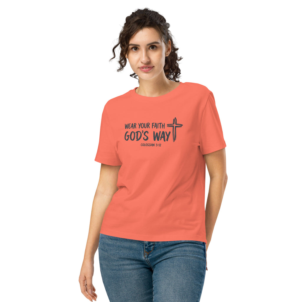 Women’s organic ribbed neck t-shirt - Seedandsoulful