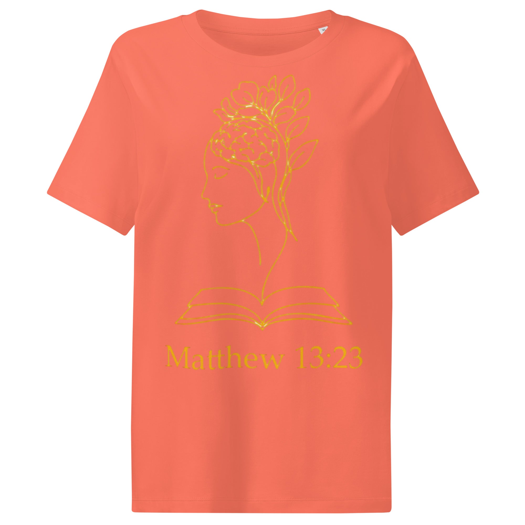 Matthew 13:23 Women’s organic ribbed neck t-shirt - Seedandsoulful