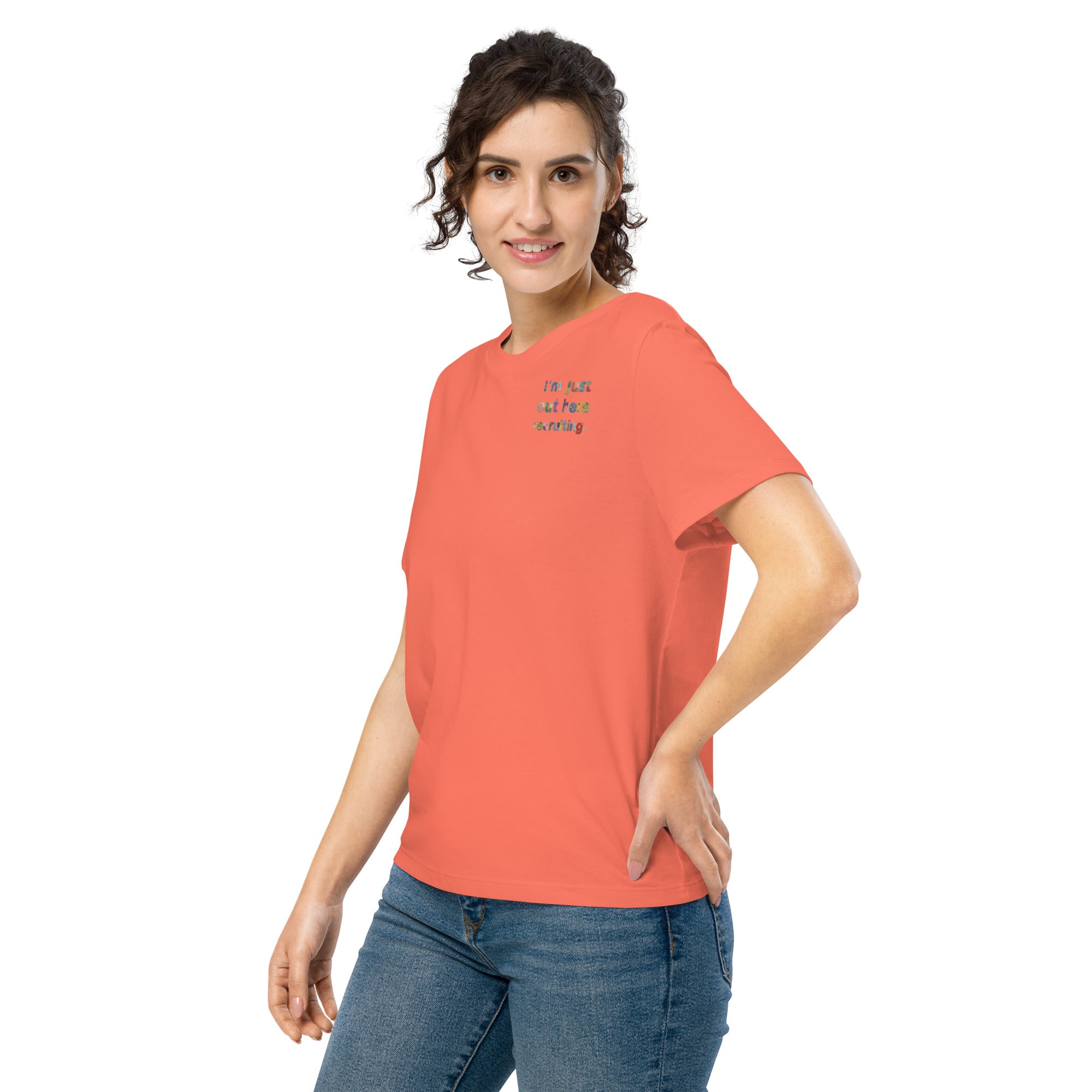 Women’s organic ribbed neck t-shirt - Seedandsoulful
