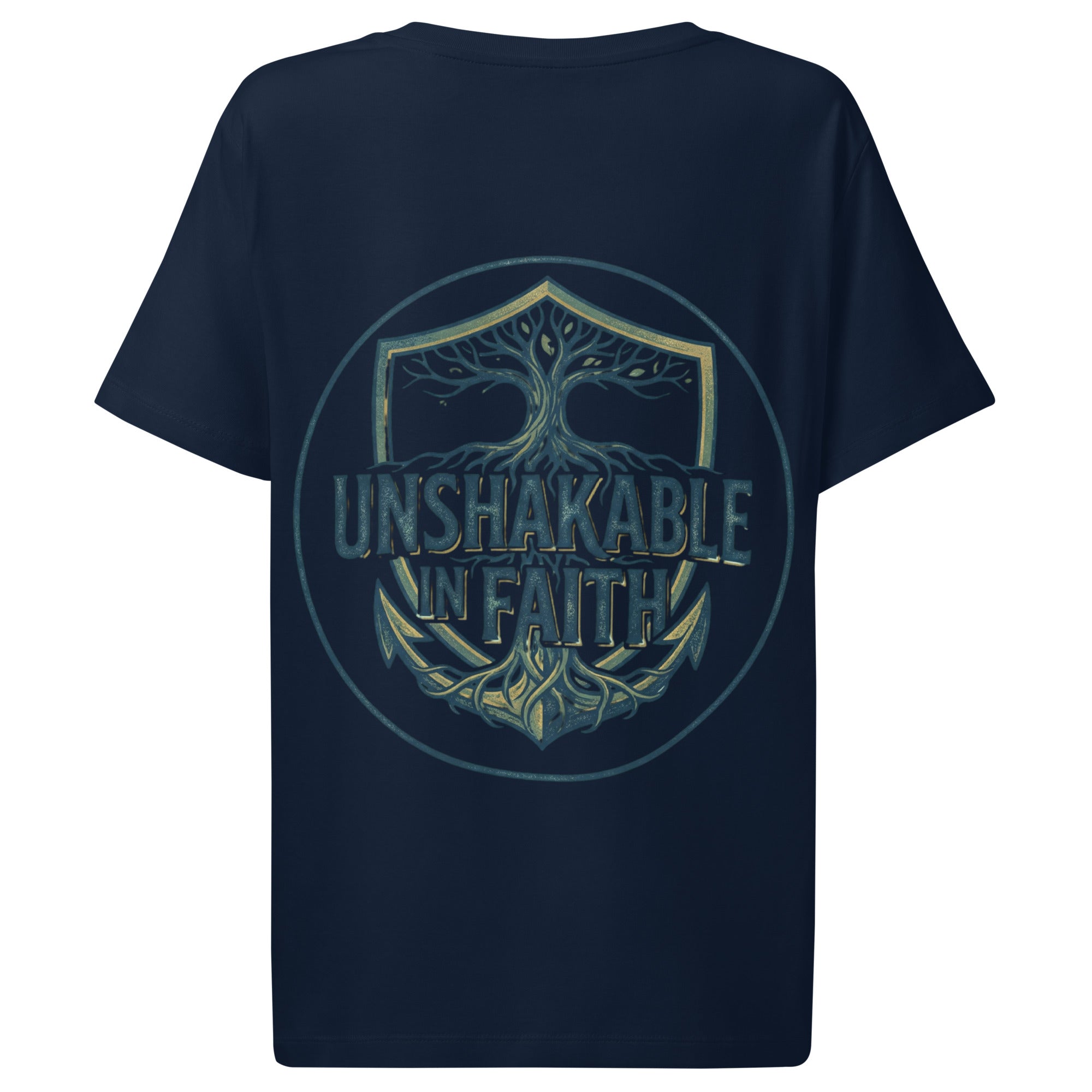 Women’s organic ribbed neck t-shirt - Seedandsoulful