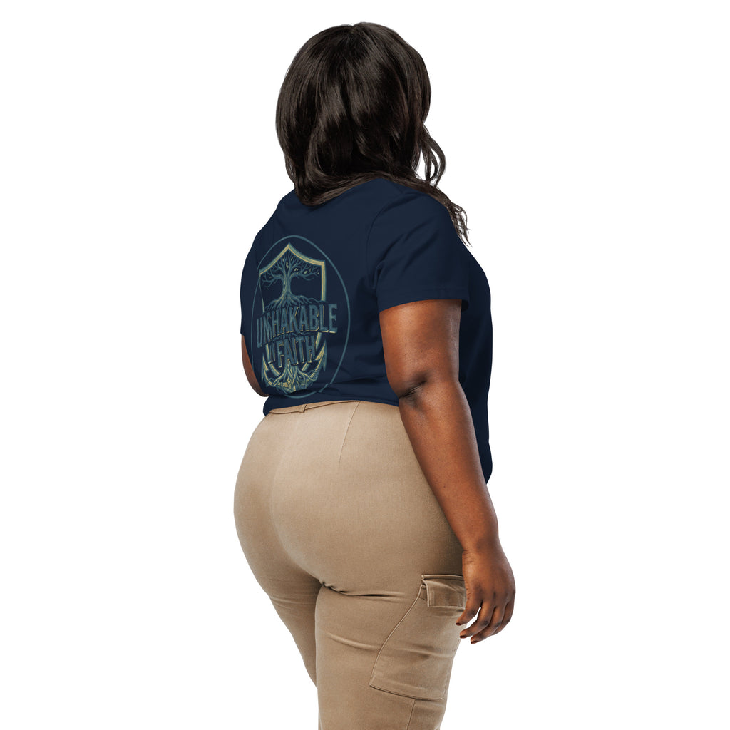 Women’s organic ribbed neck t-shirt - Seedandsoulful