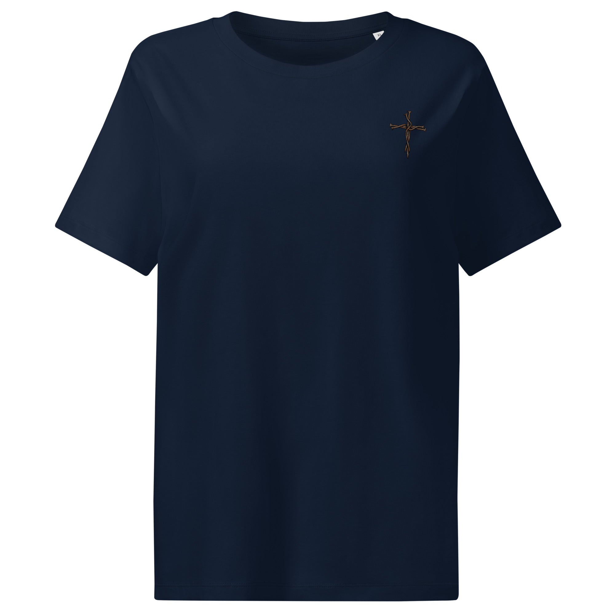 Women’s organic ribbed neck t-shirt - Seedandsoulful