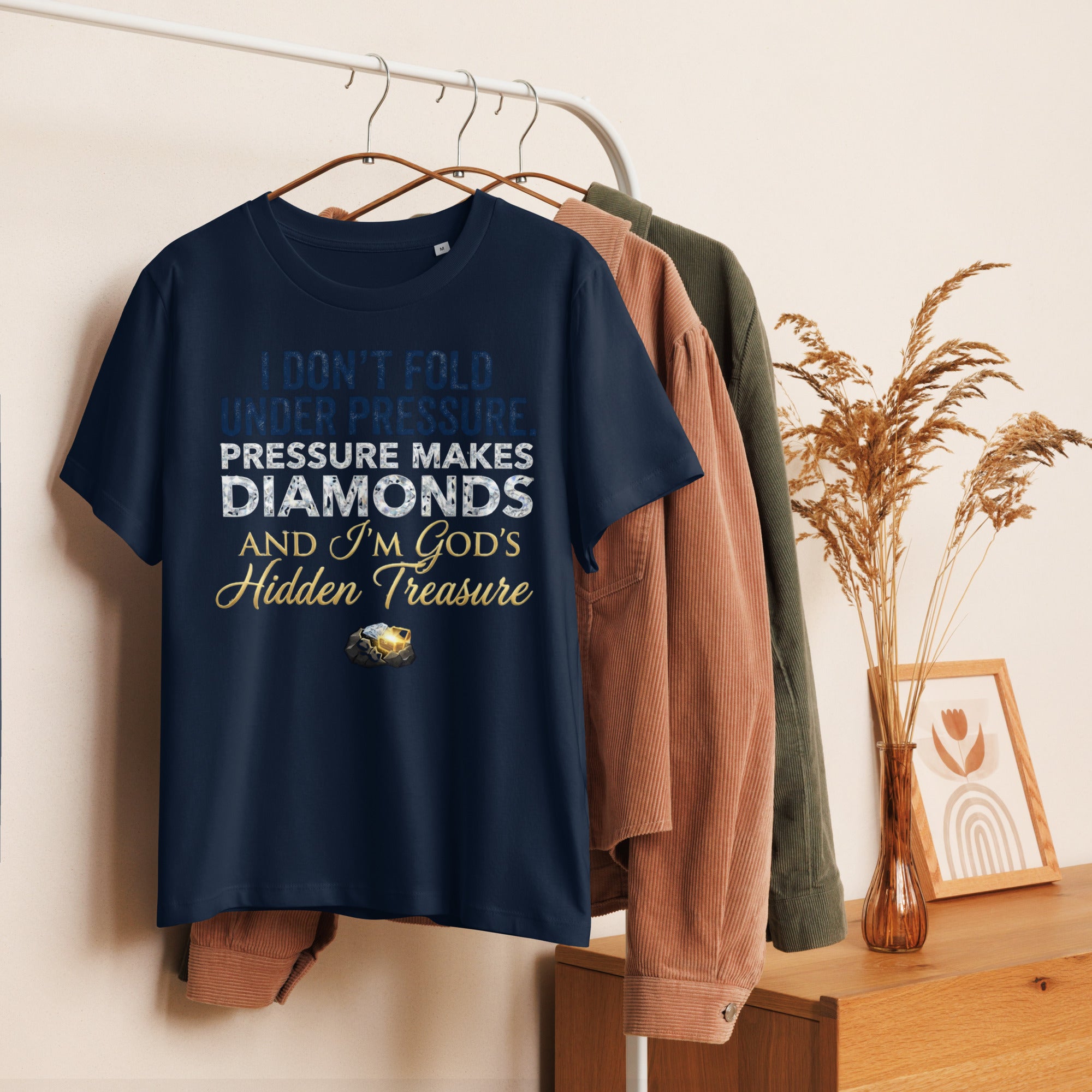 Women’s organic ribbed neck t-shirt - Seedandsoulful