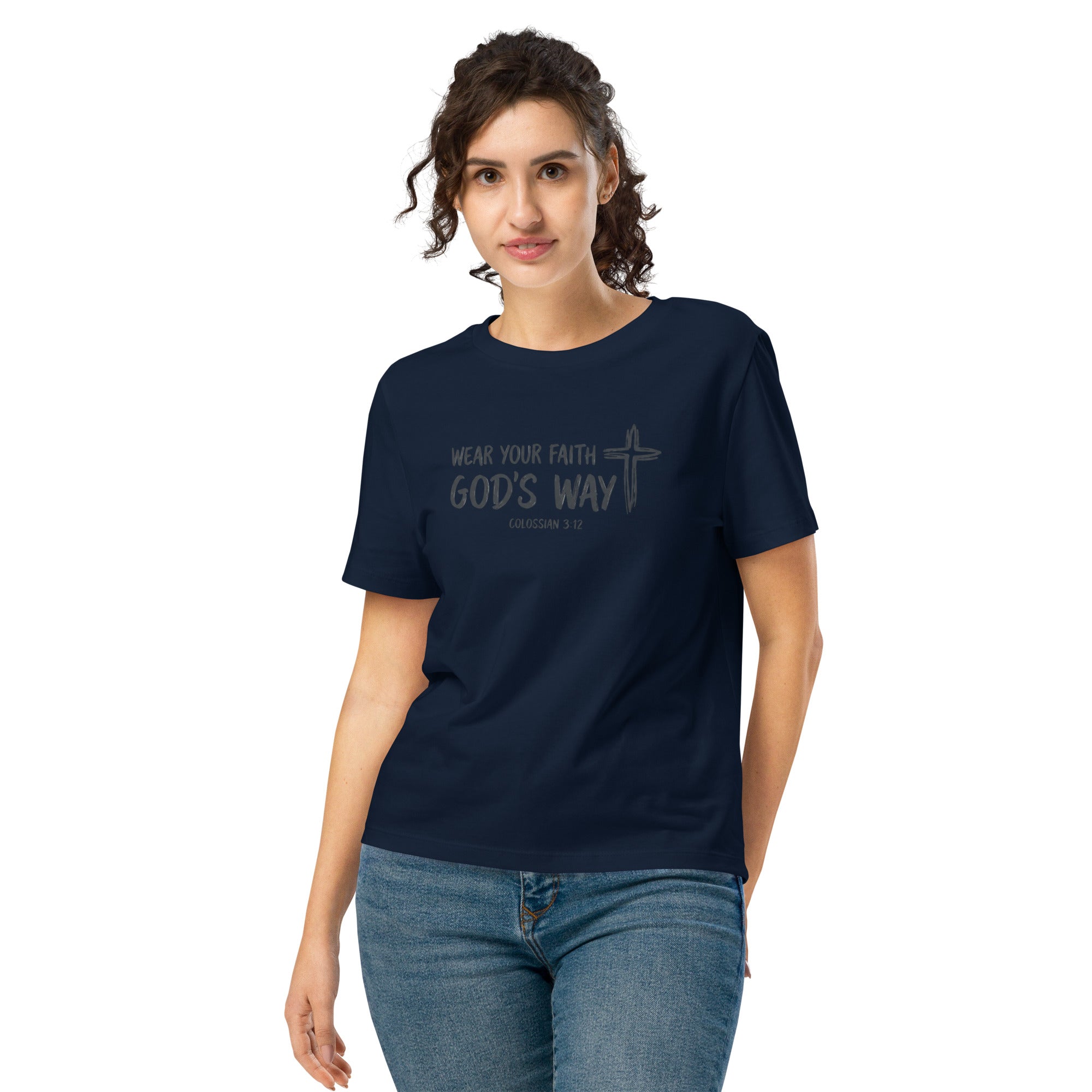 Women’s organic ribbed neck t-shirt - Seedandsoulful