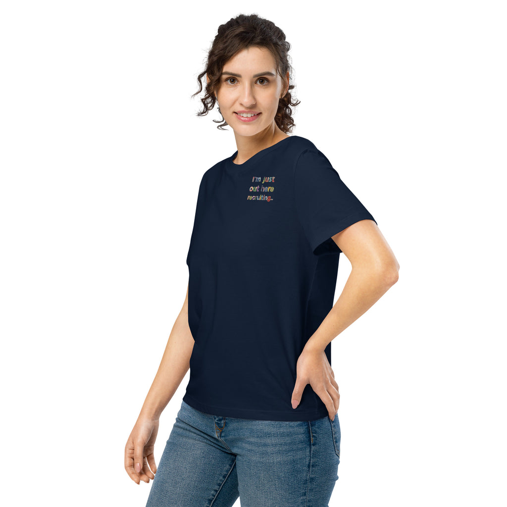 Women’s organic ribbed neck t-shirt - Seedandsoulful