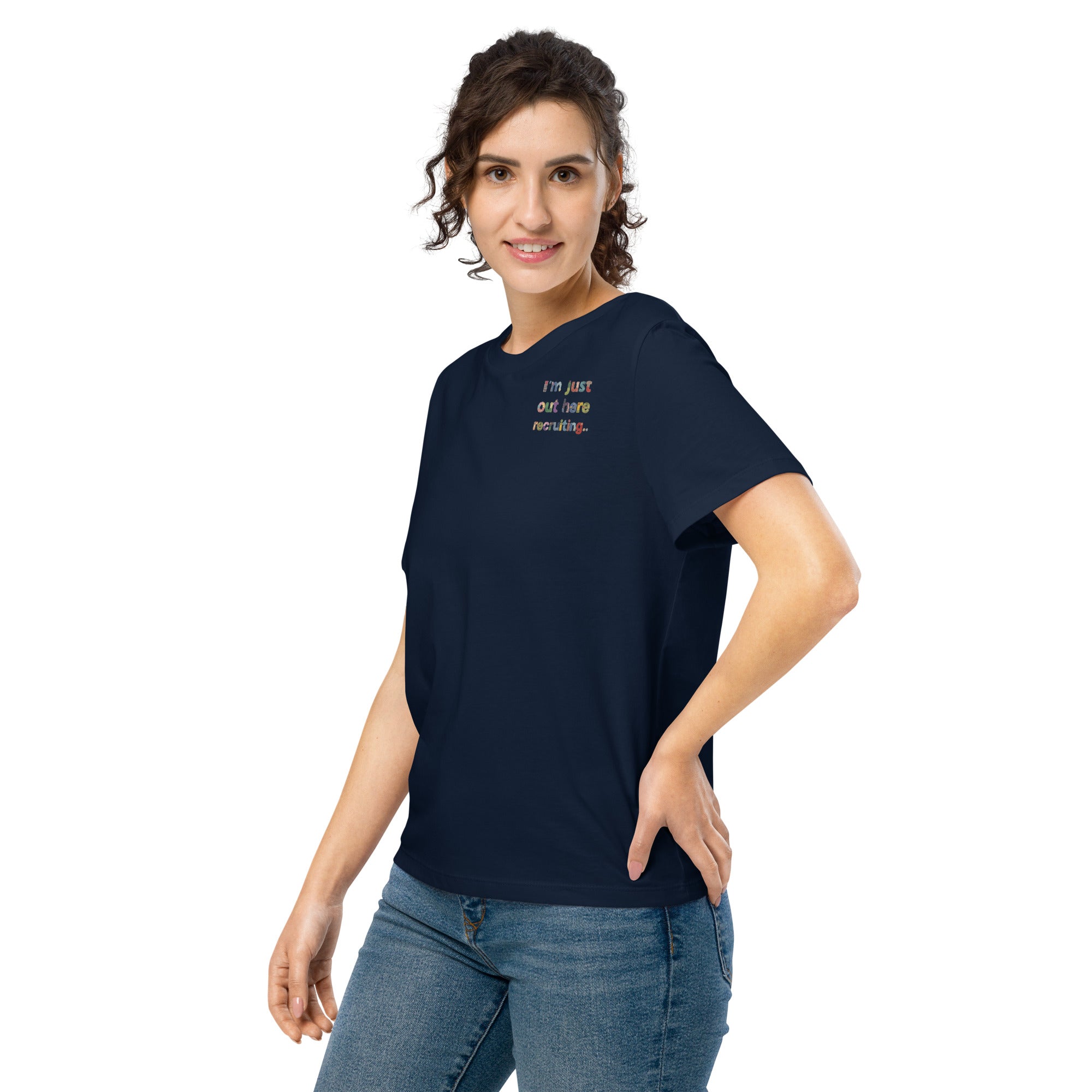 Women’s organic ribbed neck t-shirt - Seedandsoulful