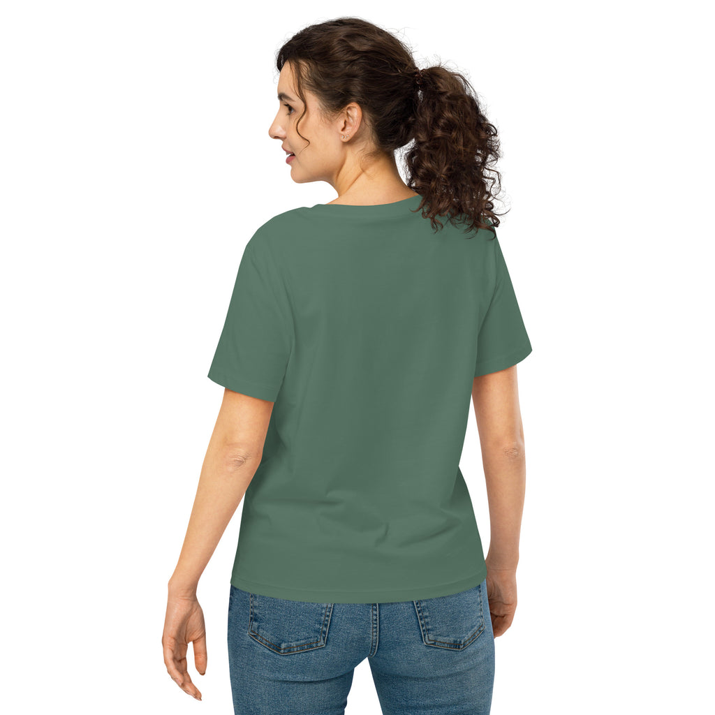 Women's Organic Faith T-Shirt | Seedandsoulful Ribbed Neck Cotton Tee - Seedandsoulful