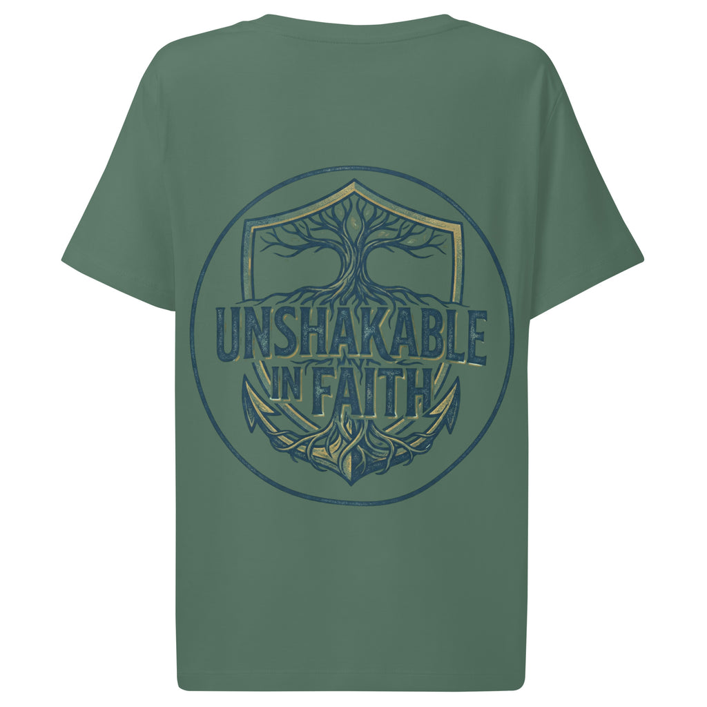 Women’s organic ribbed neck t-shirt - Seedandsoulful
