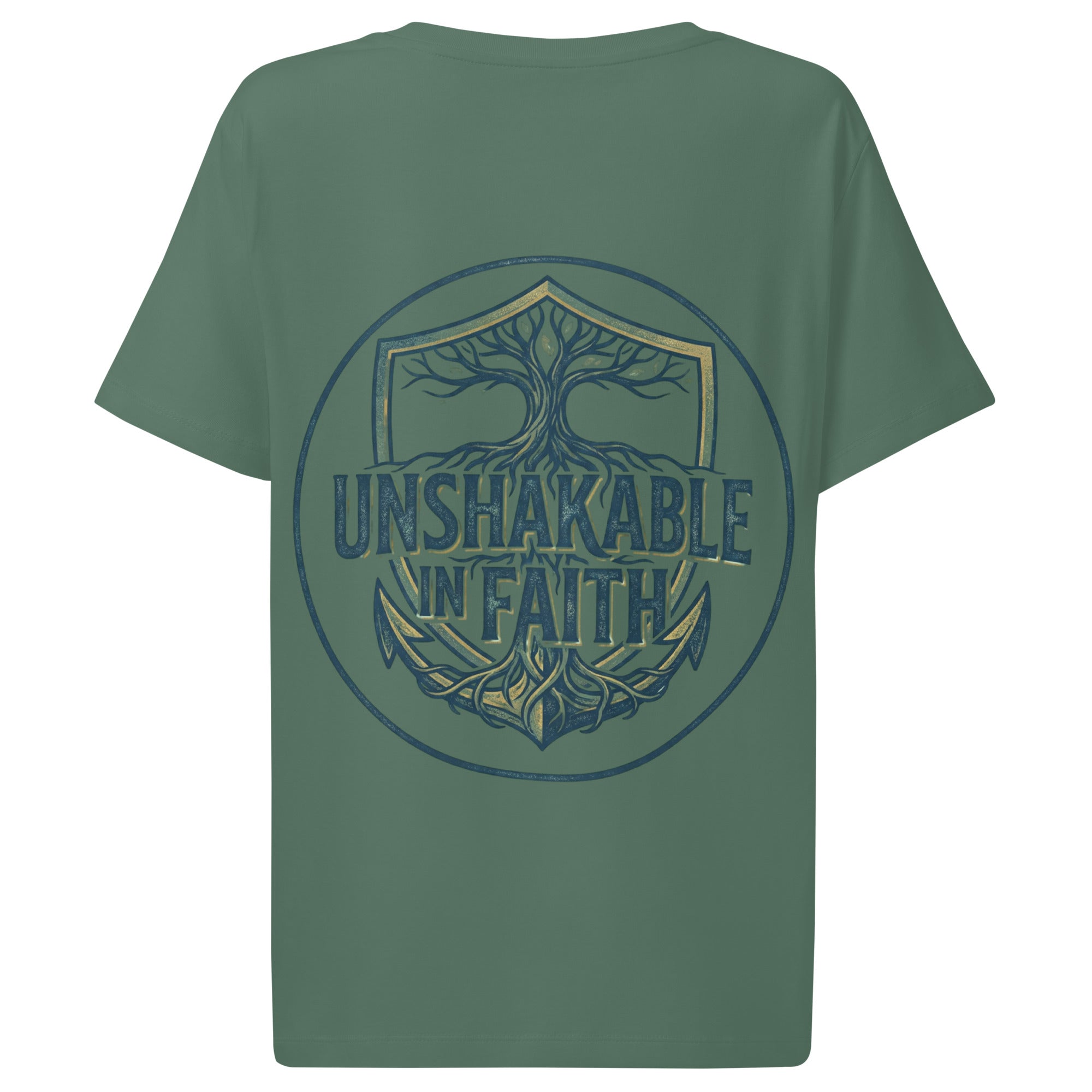 Women’s organic ribbed neck t-shirt - Seedandsoulful