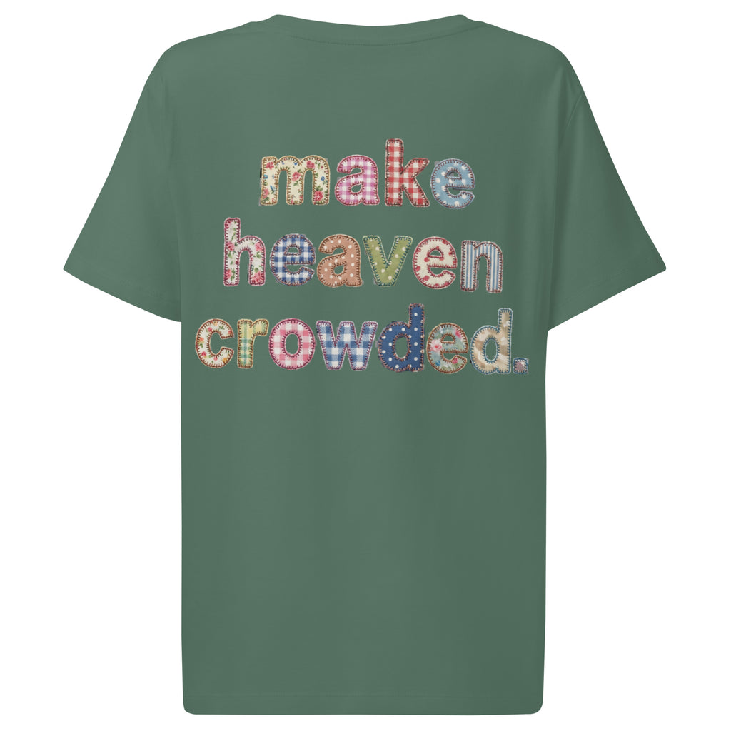 Women’s organic ribbed neck t-shirt - Seedandsoulful