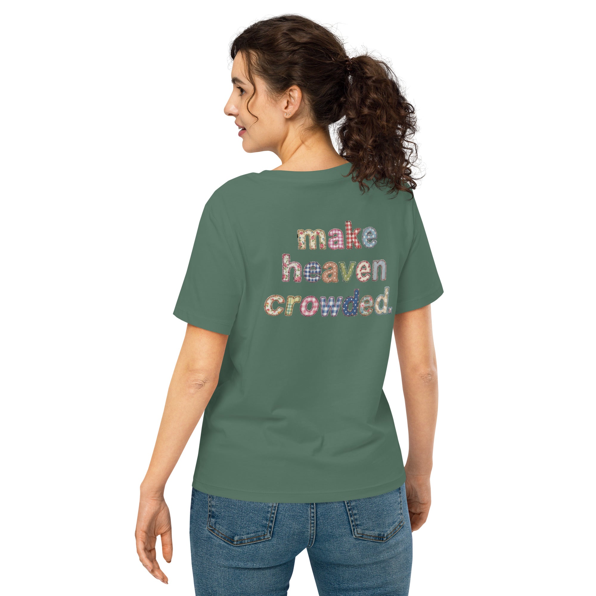 Women’s organic ribbed neck t-shirt - Seedandsoulful