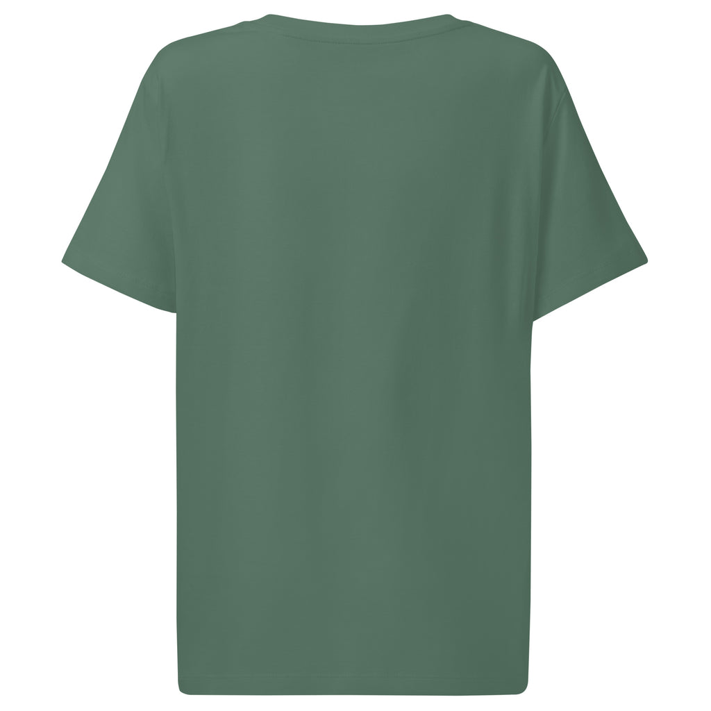 Women’s organic ribbed neck t-shirt - Seedandsoulful