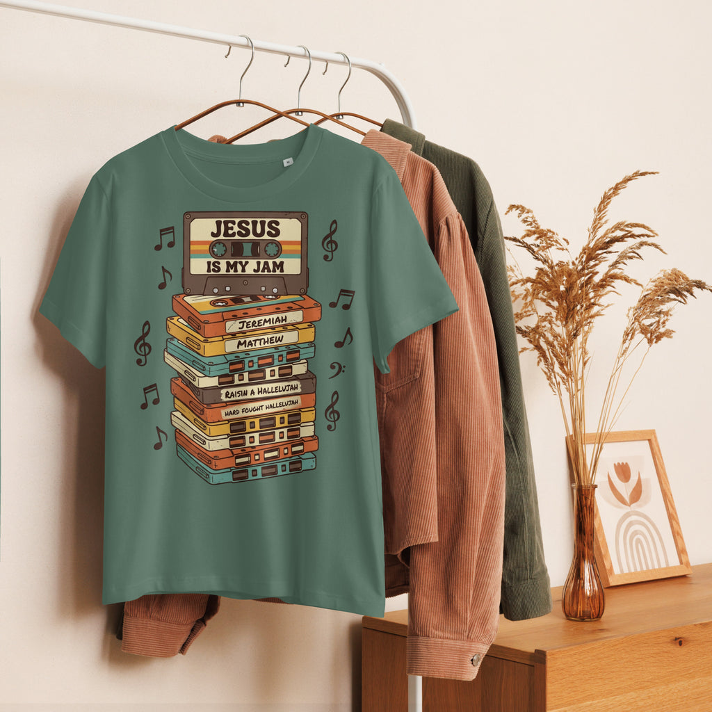 Women’s organic ribbed neck t-shirt - Seedandsoulful