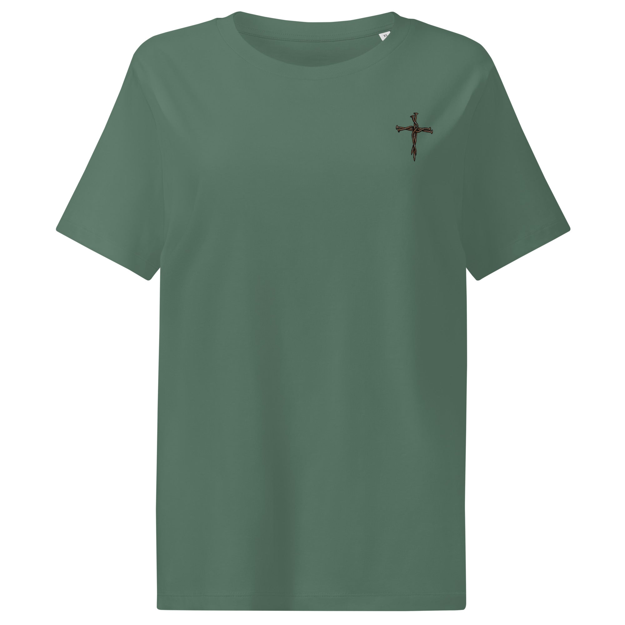 Women’s organic ribbed neck t-shirt - Seedandsoulful