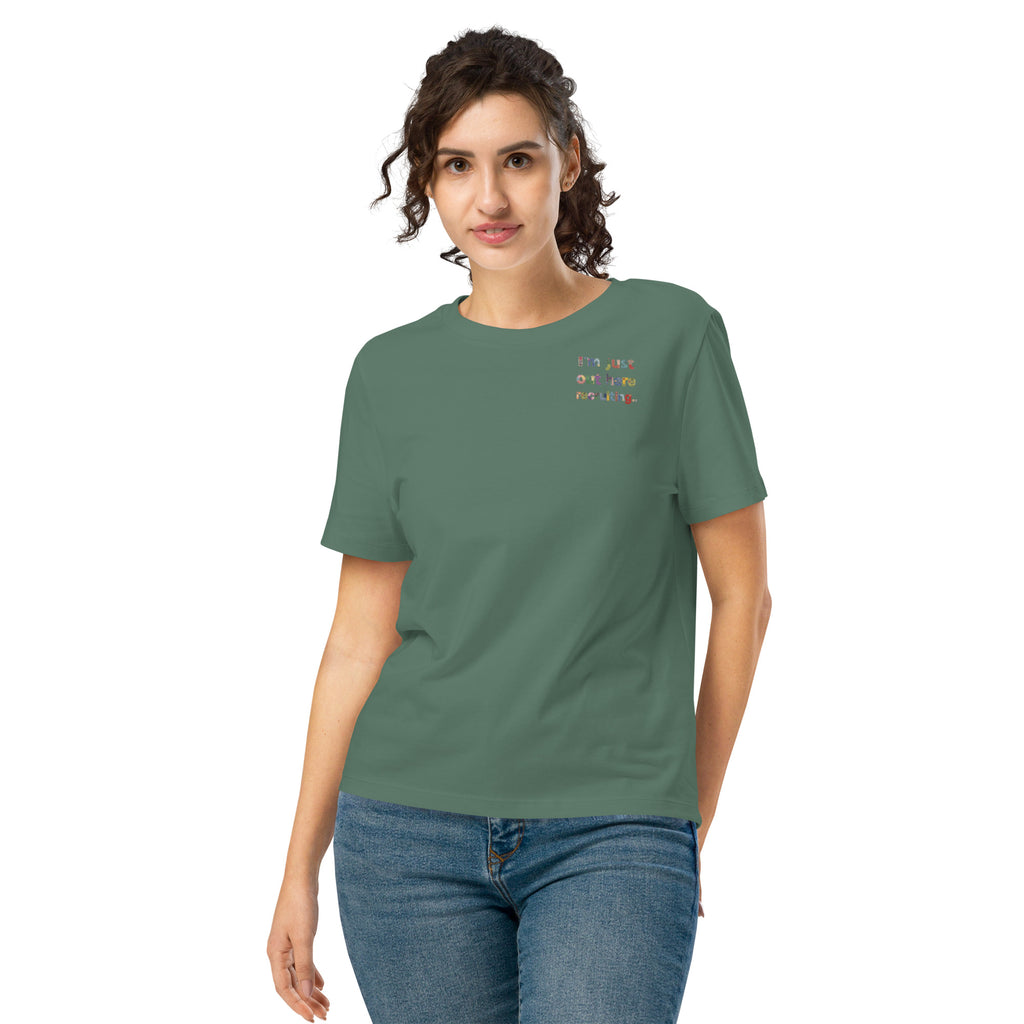 Women’s organic ribbed neck t-shirt - Seedandsoulful