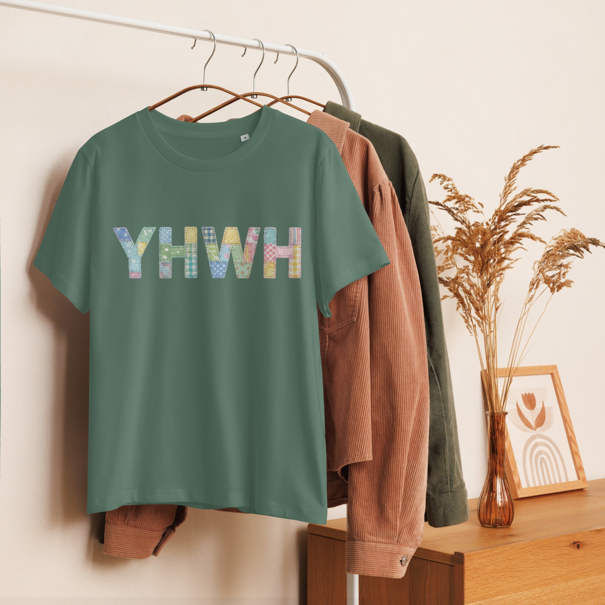 Women’s organic ribbed neck t-shirt - Seedandsoulful