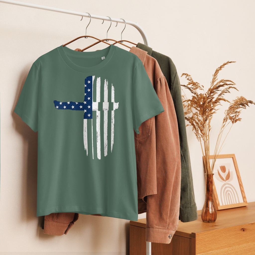 Women’s organic ribbed neck t-shirt - Seedandsoulful