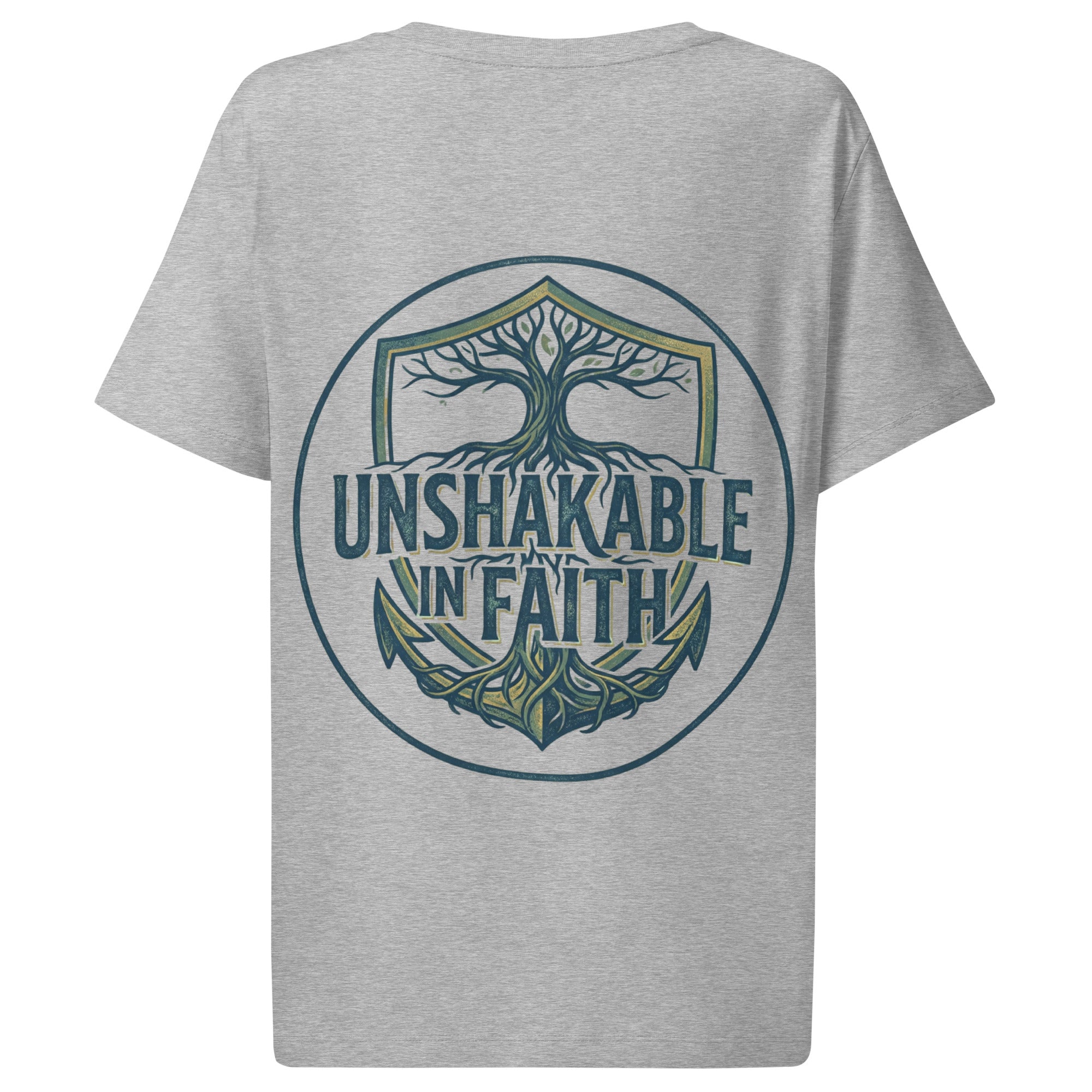 Women’s organic ribbed neck t-shirt - Seedandsoulful