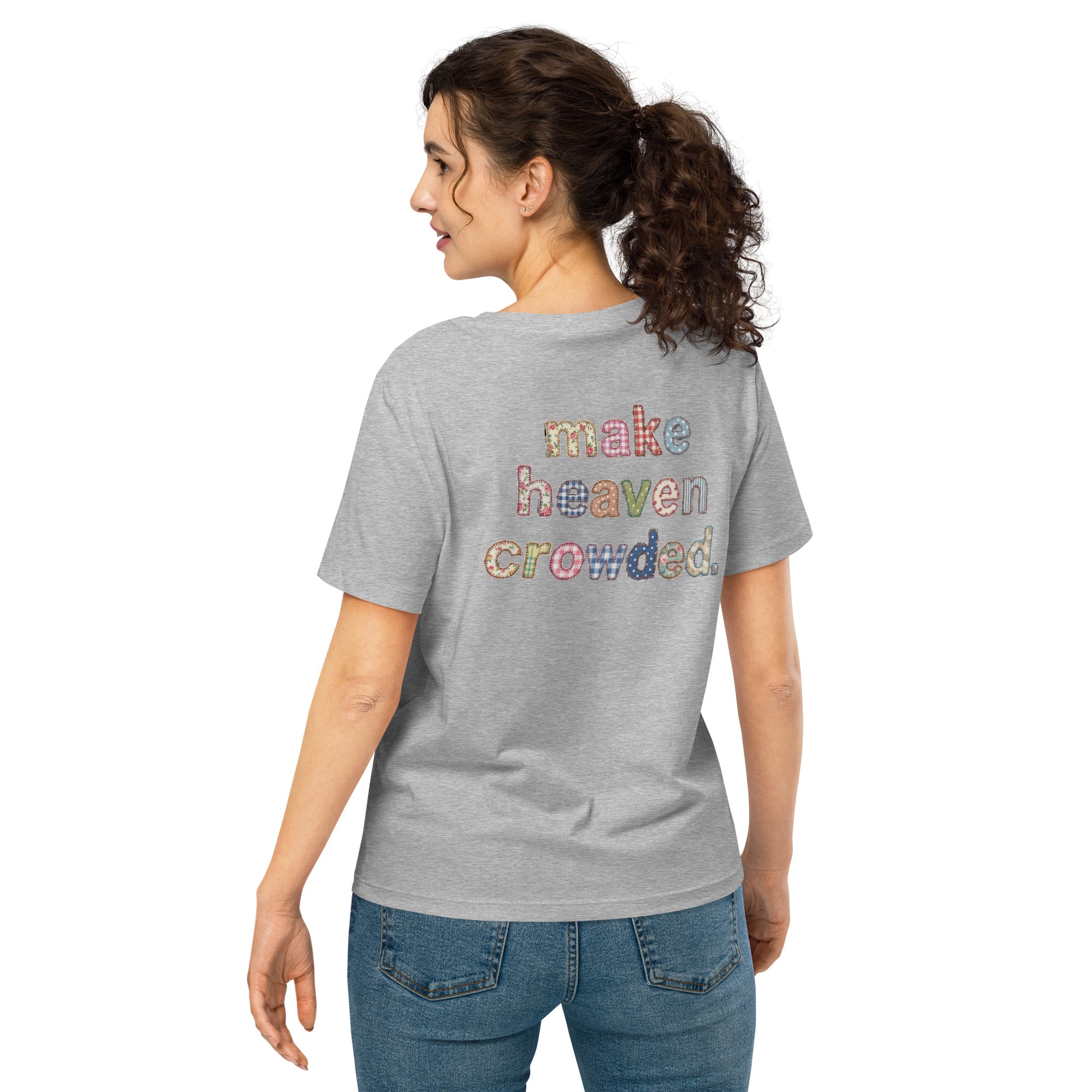 Women’s organic ribbed neck t-shirt - Seedandsoulful