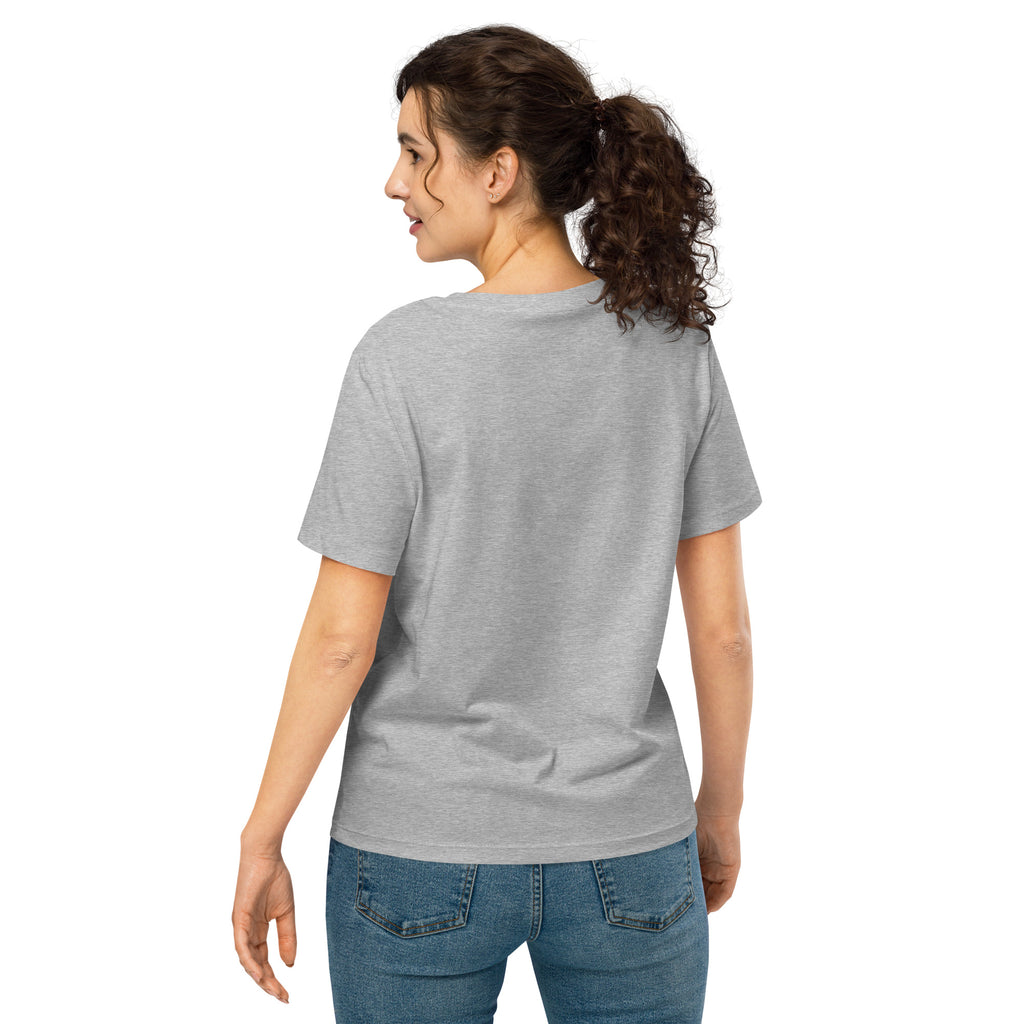 Women’s organic ribbed neck t-shirt - Seedandsoulful