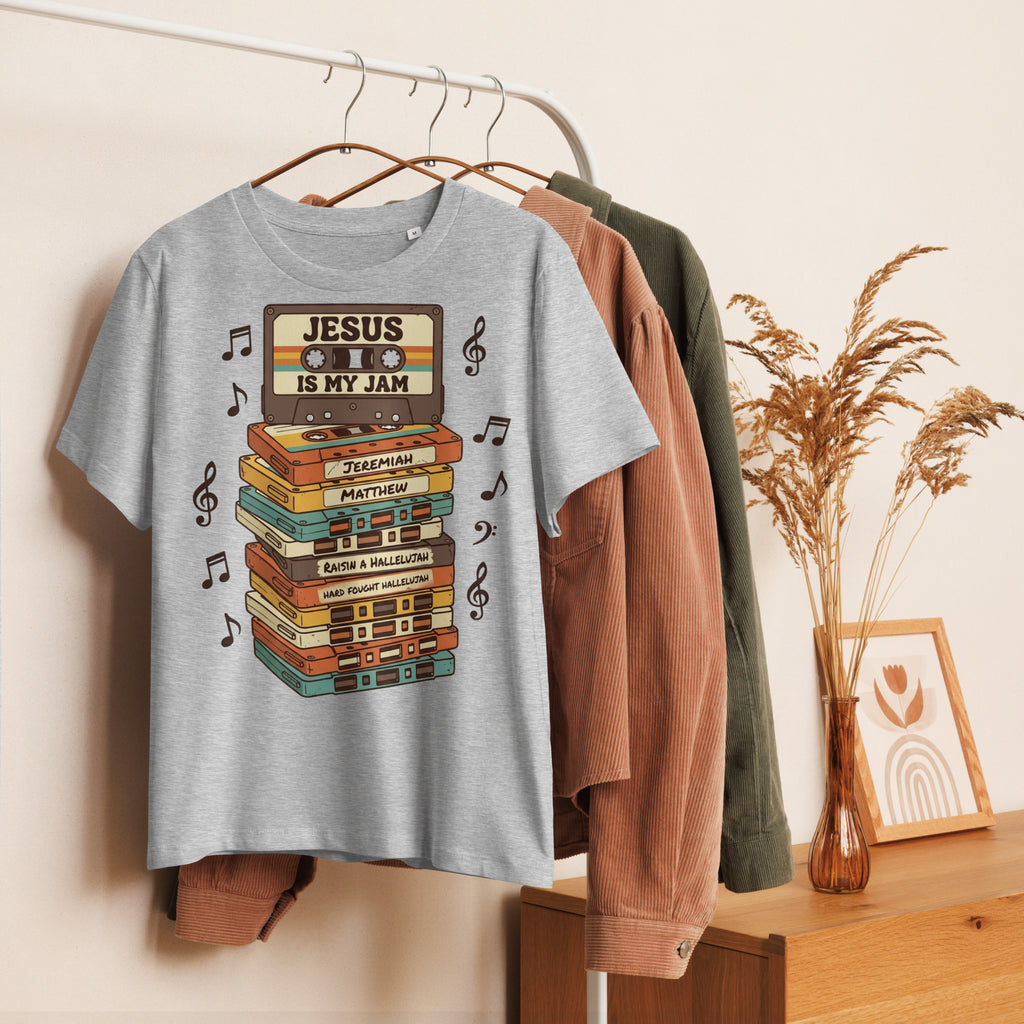 Women’s organic ribbed neck t-shirt - Seedandsoulful