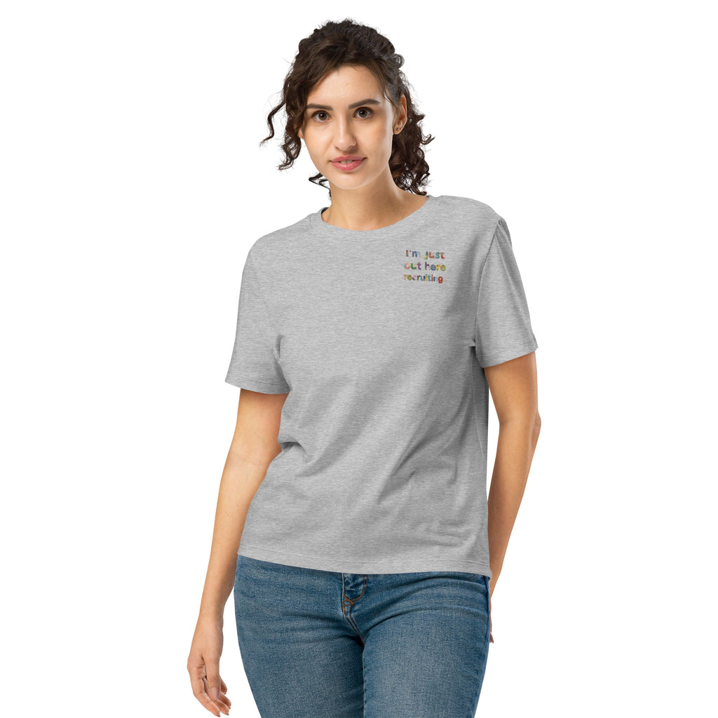 Women’s organic ribbed neck t-shirt - Seedandsoulful