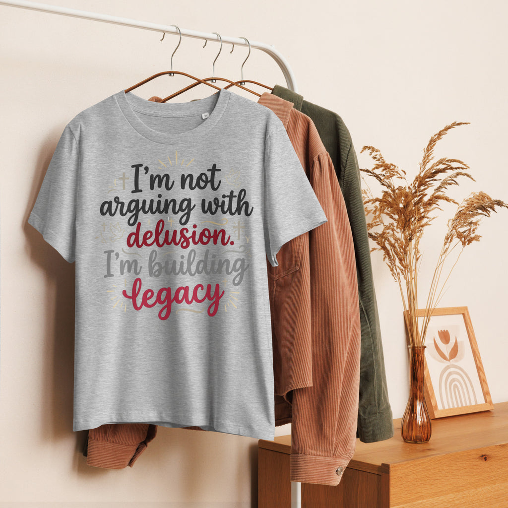 Women’s organic ribbed neck t-shirt - Seedandsoulful