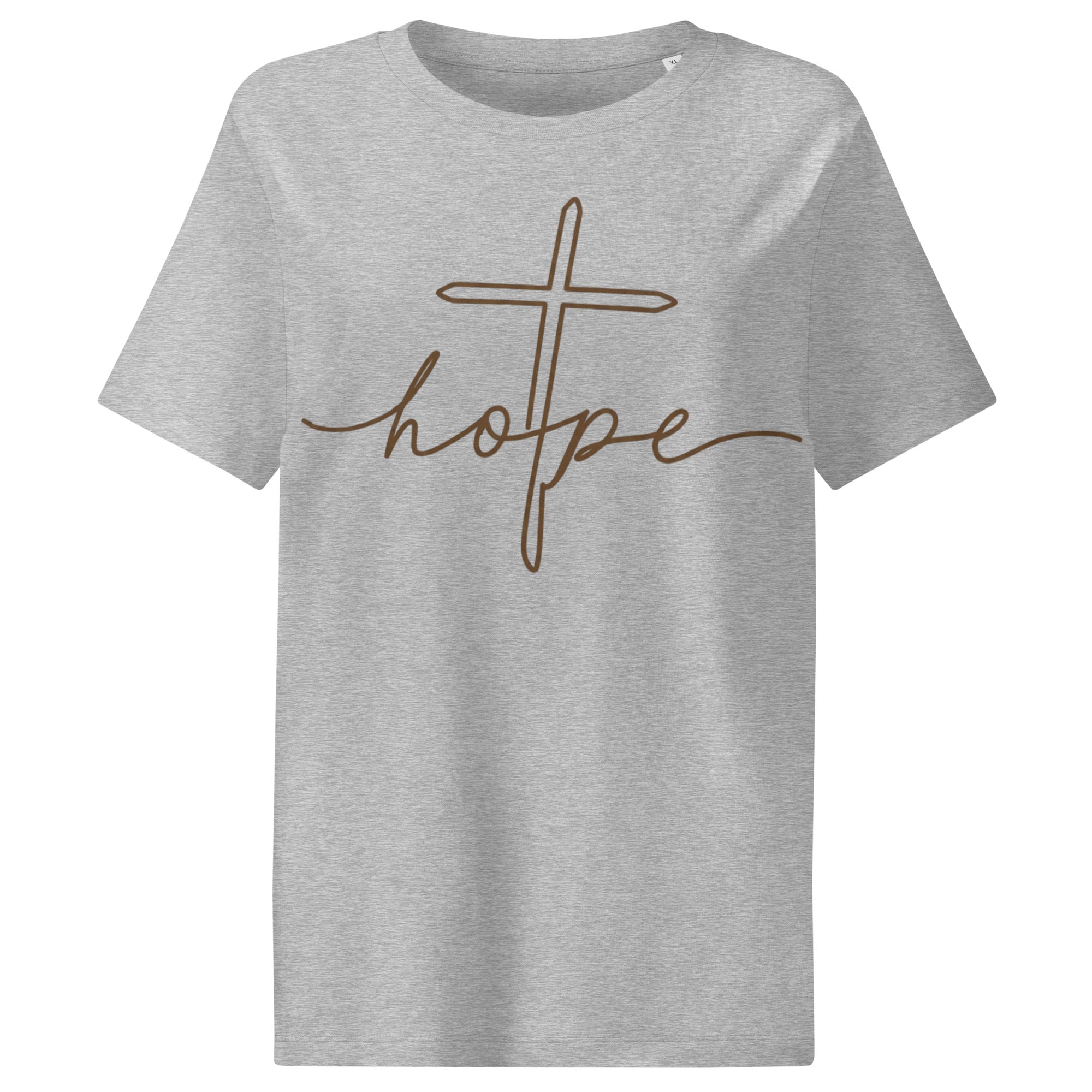 Women's Organic Cotton Faith T-Shirt | Soft Ribbed Neck Tee - Seedandsoulful