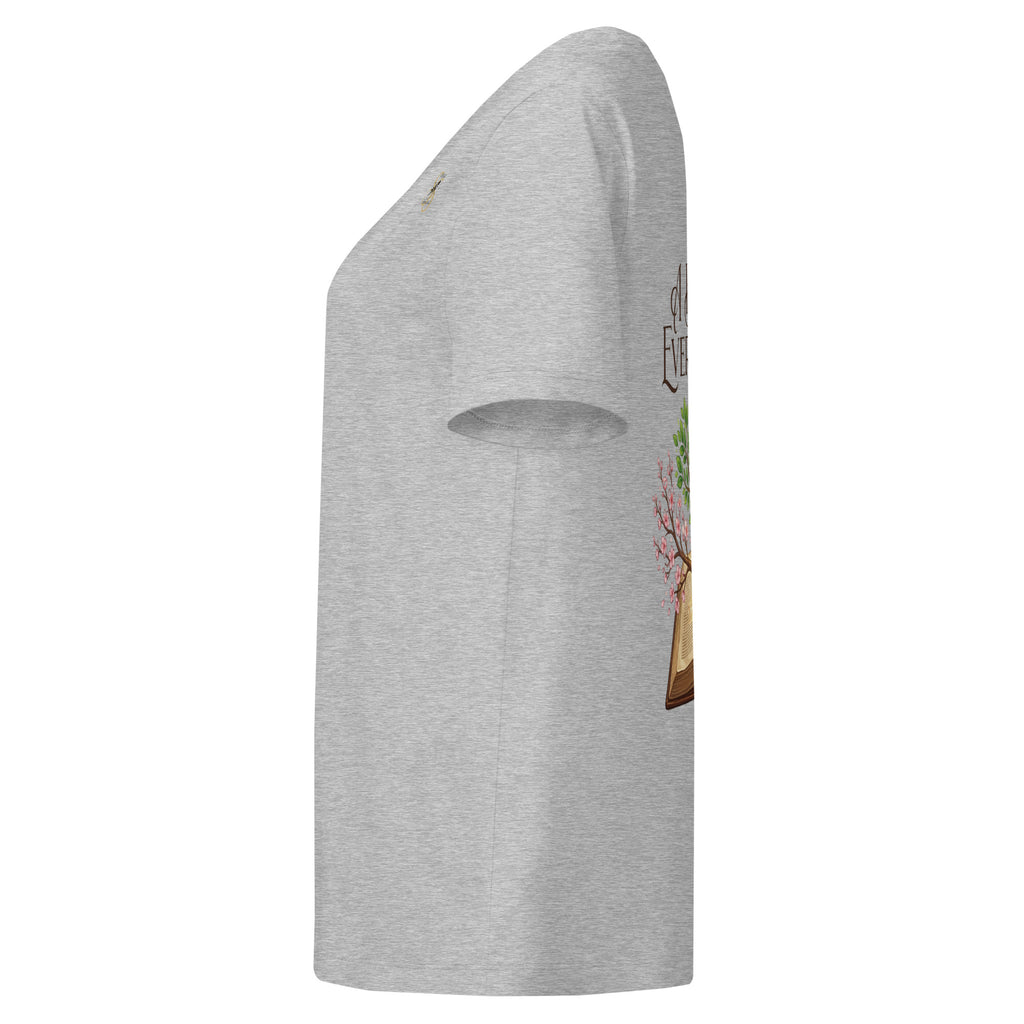 Women’s organic ribbed neck t-shirt - Seedandsoulful