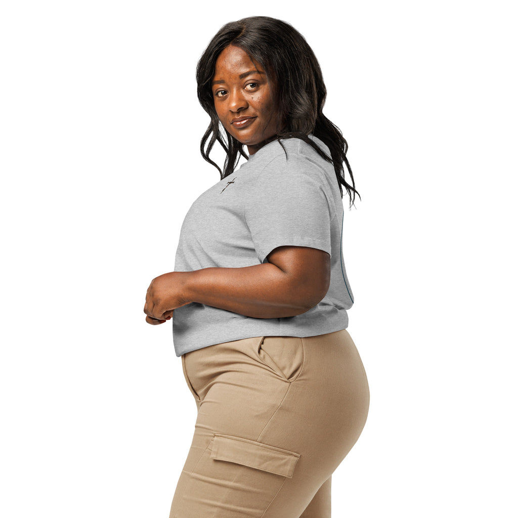 Women’s organic ribbed neck t-shirt - Seedandsoulful