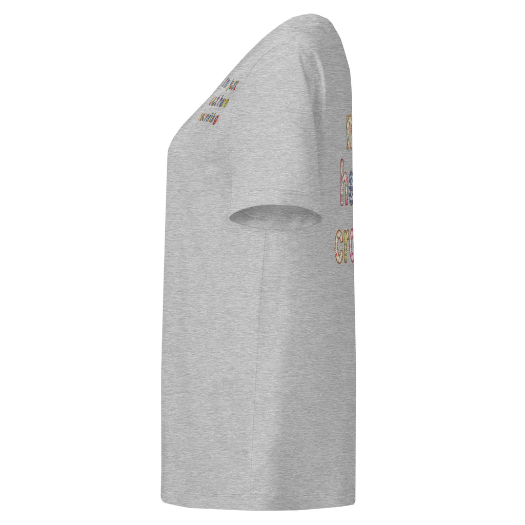 Women’s organic ribbed neck t-shirt - Seedandsoulful
