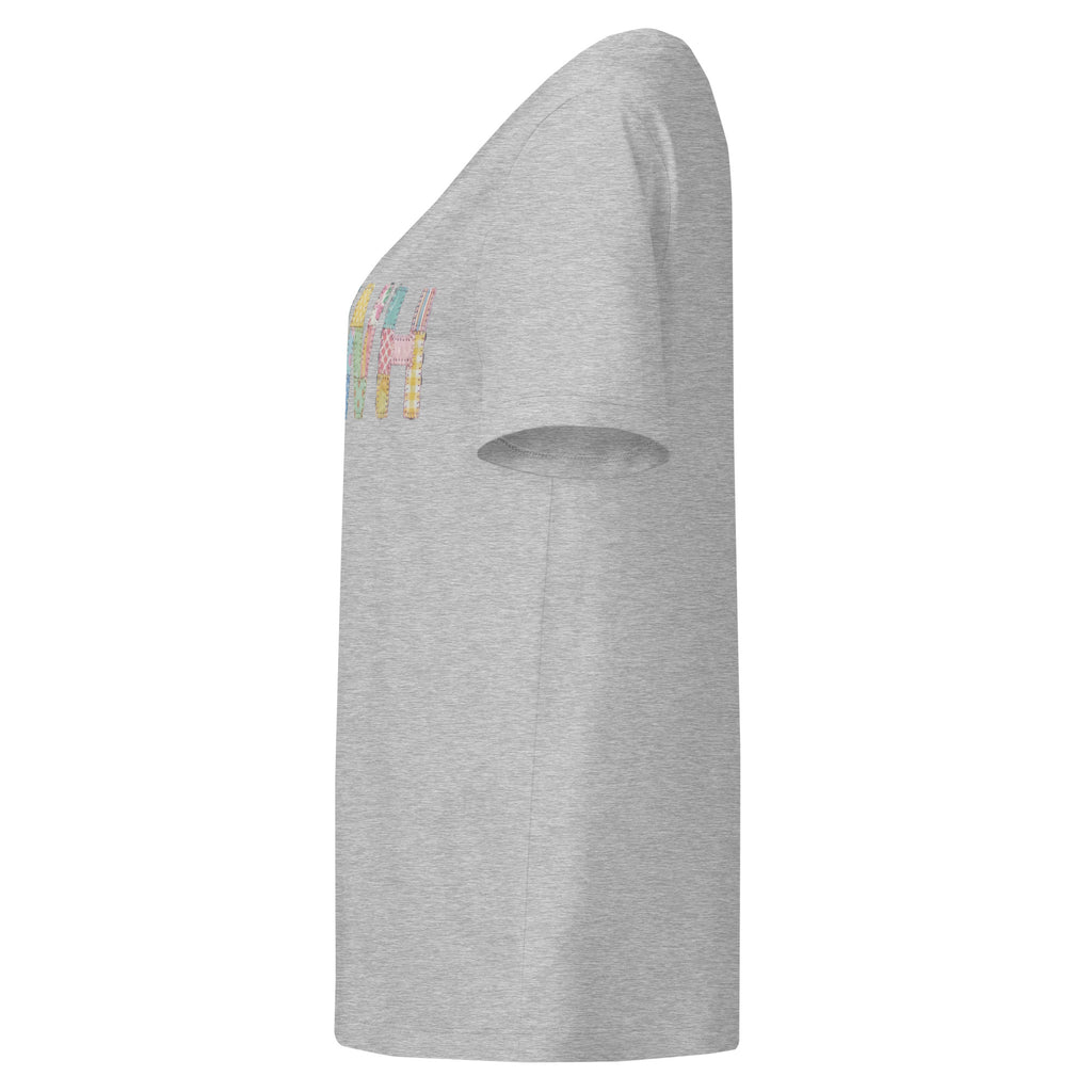 Women’s organic ribbed neck t-shirt - Seedandsoulful