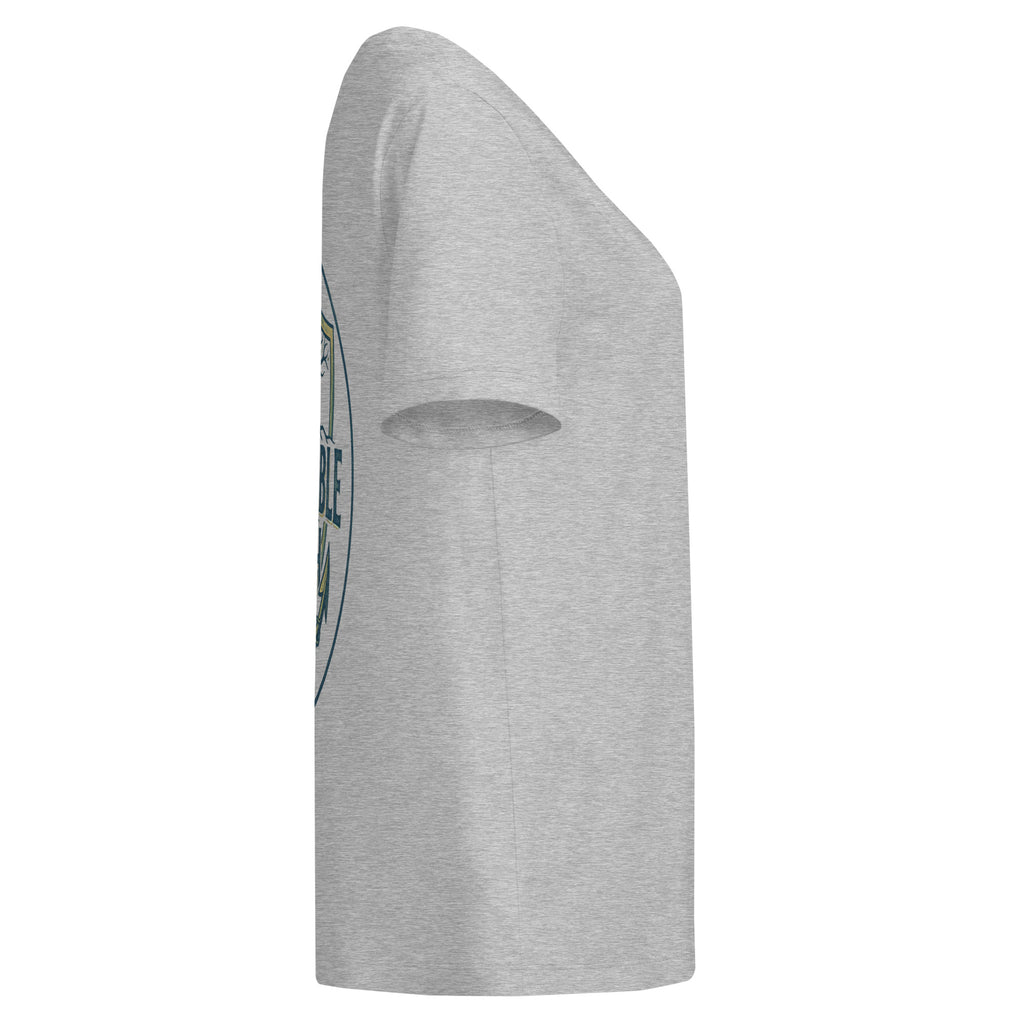 Women’s organic ribbed neck t-shirt - Seedandsoulful