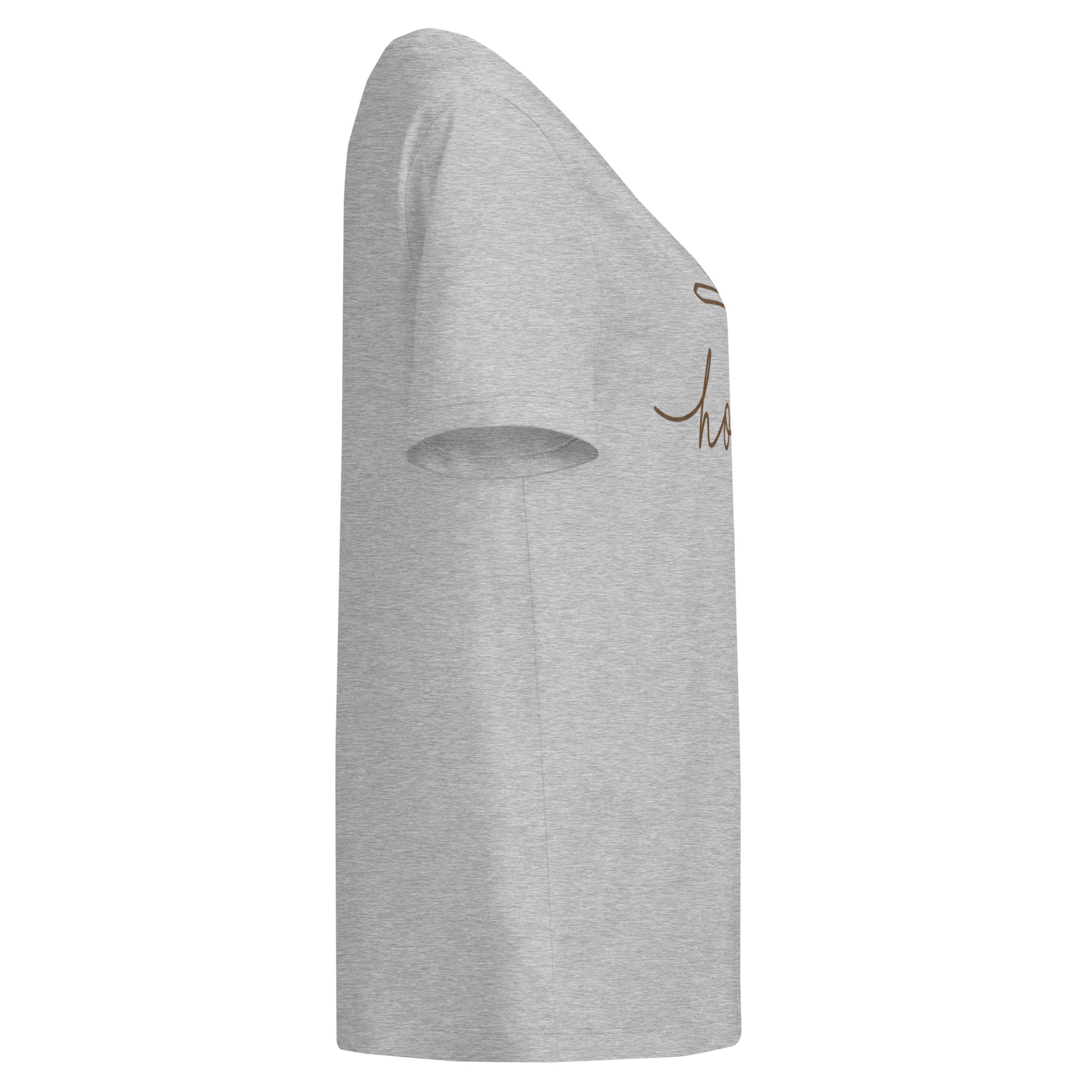 Women's Organic Cotton Faith T-Shirt | Soft Ribbed Neck Tee - Seedandsoulful