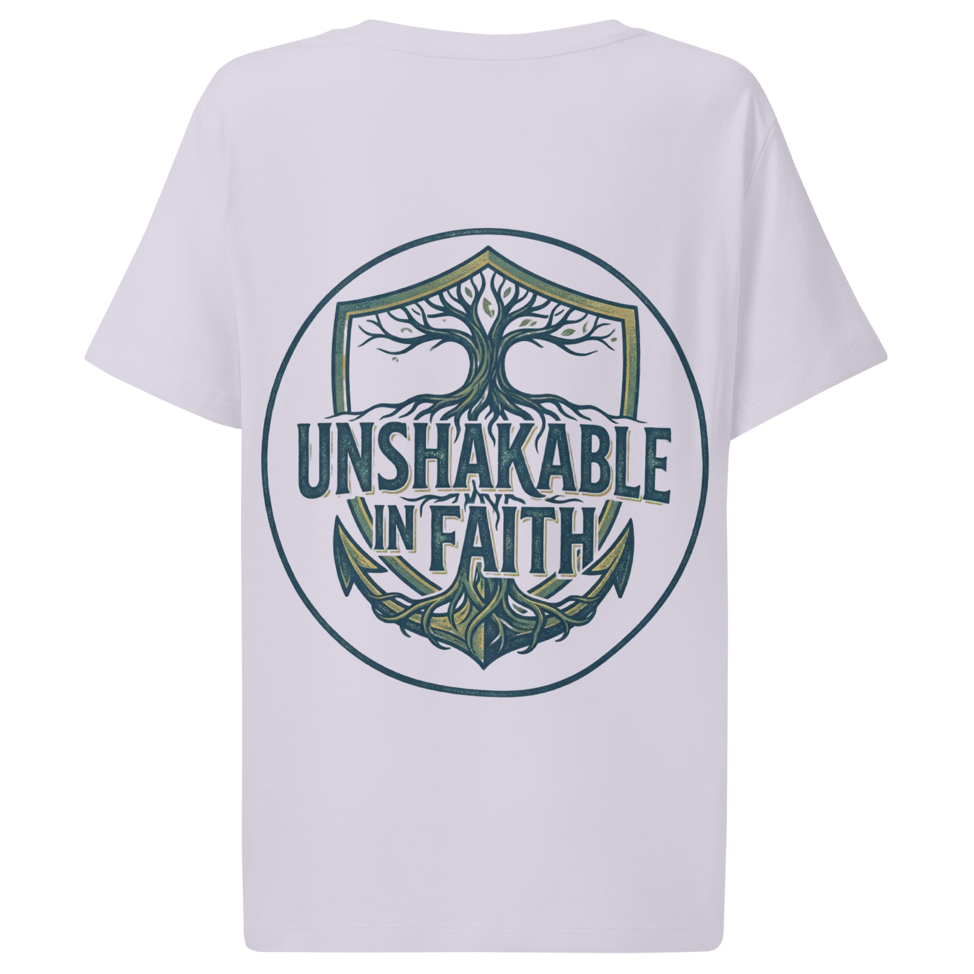 Women’s organic ribbed neck t-shirt - Seedandsoulful