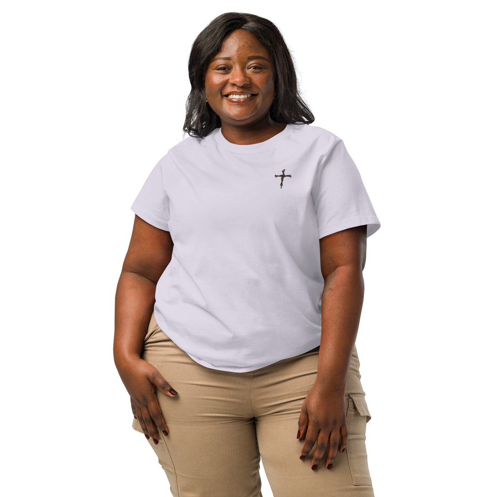 Women’s organic ribbed neck t-shirt - Seedandsoulful
