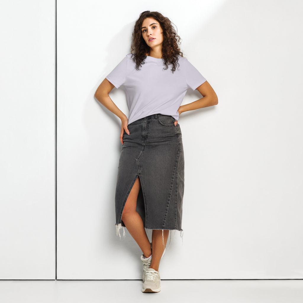 Women’s organic ribbed neck t-shirt - Seedandsoulful