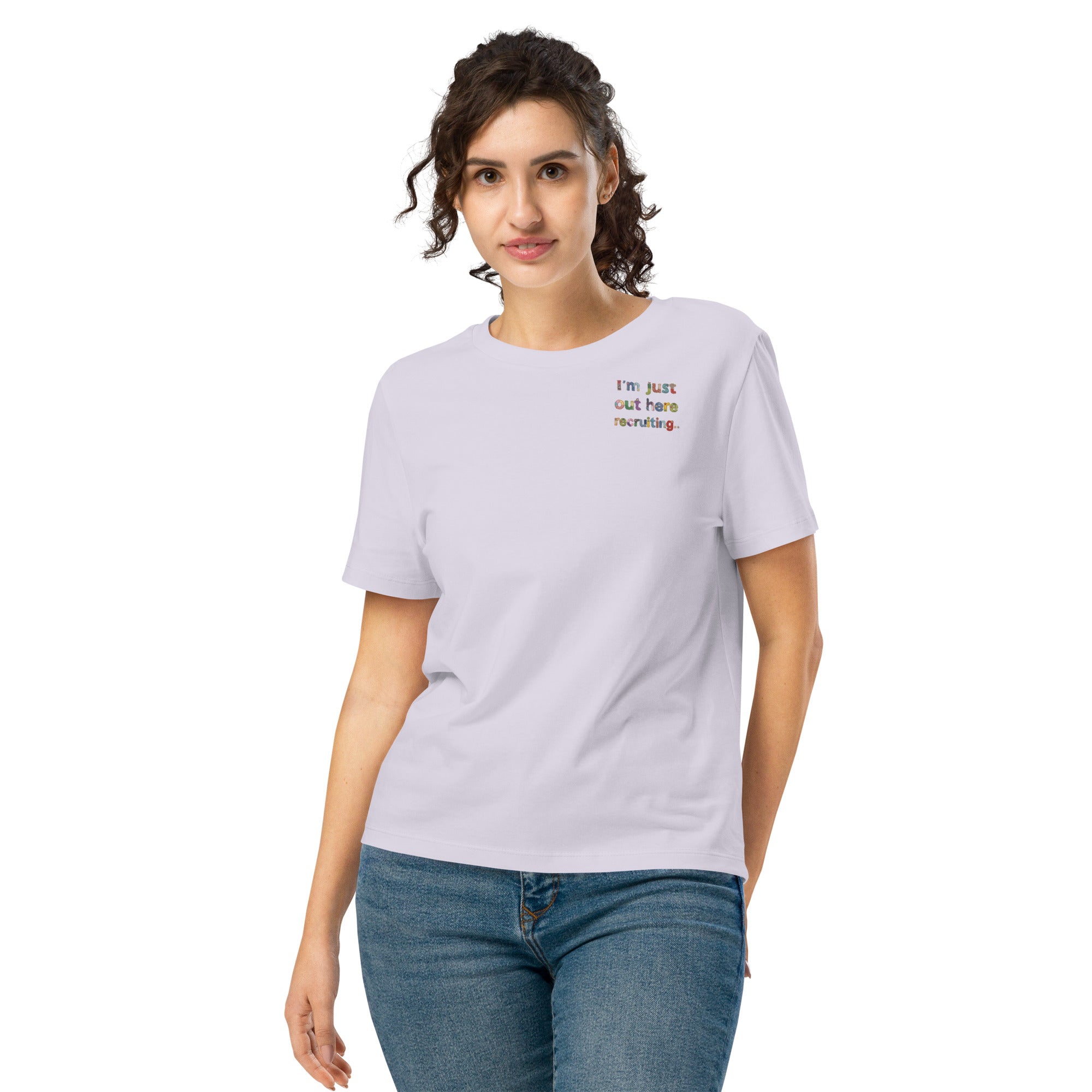 Women’s organic ribbed neck t-shirt - Seedandsoulful