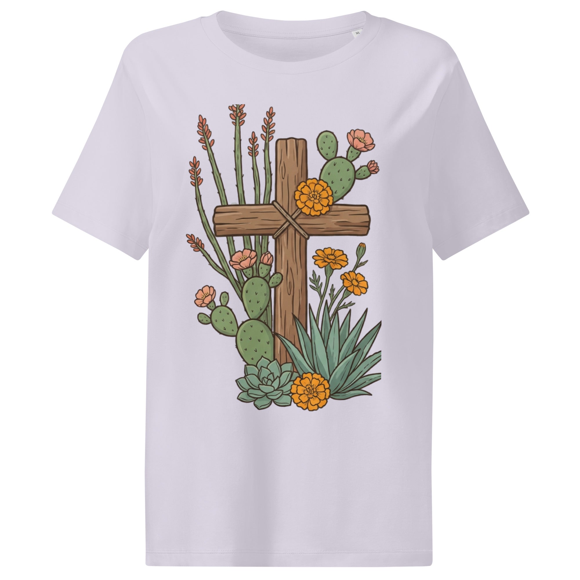 Women’s organic ribbed neck t-shirt - Seedandsoulful