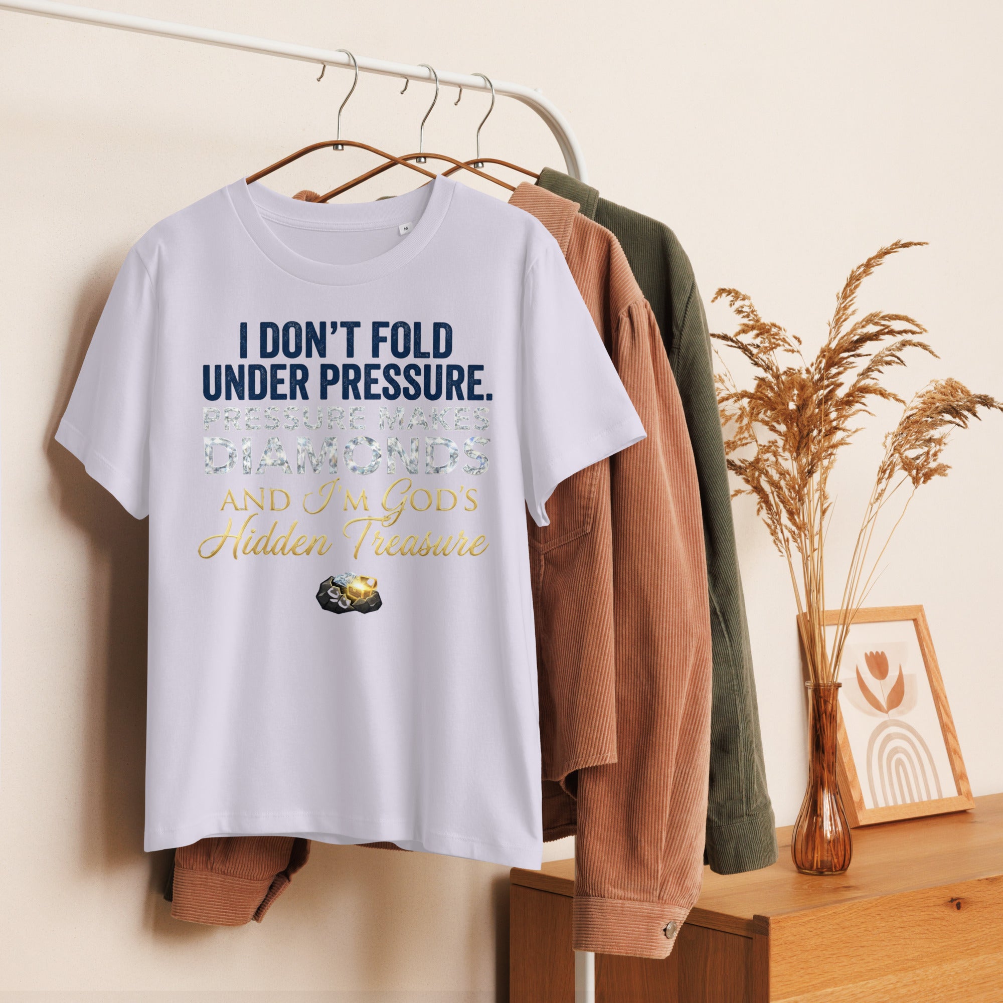 Women’s organic ribbed neck t-shirt - Seedandsoulful