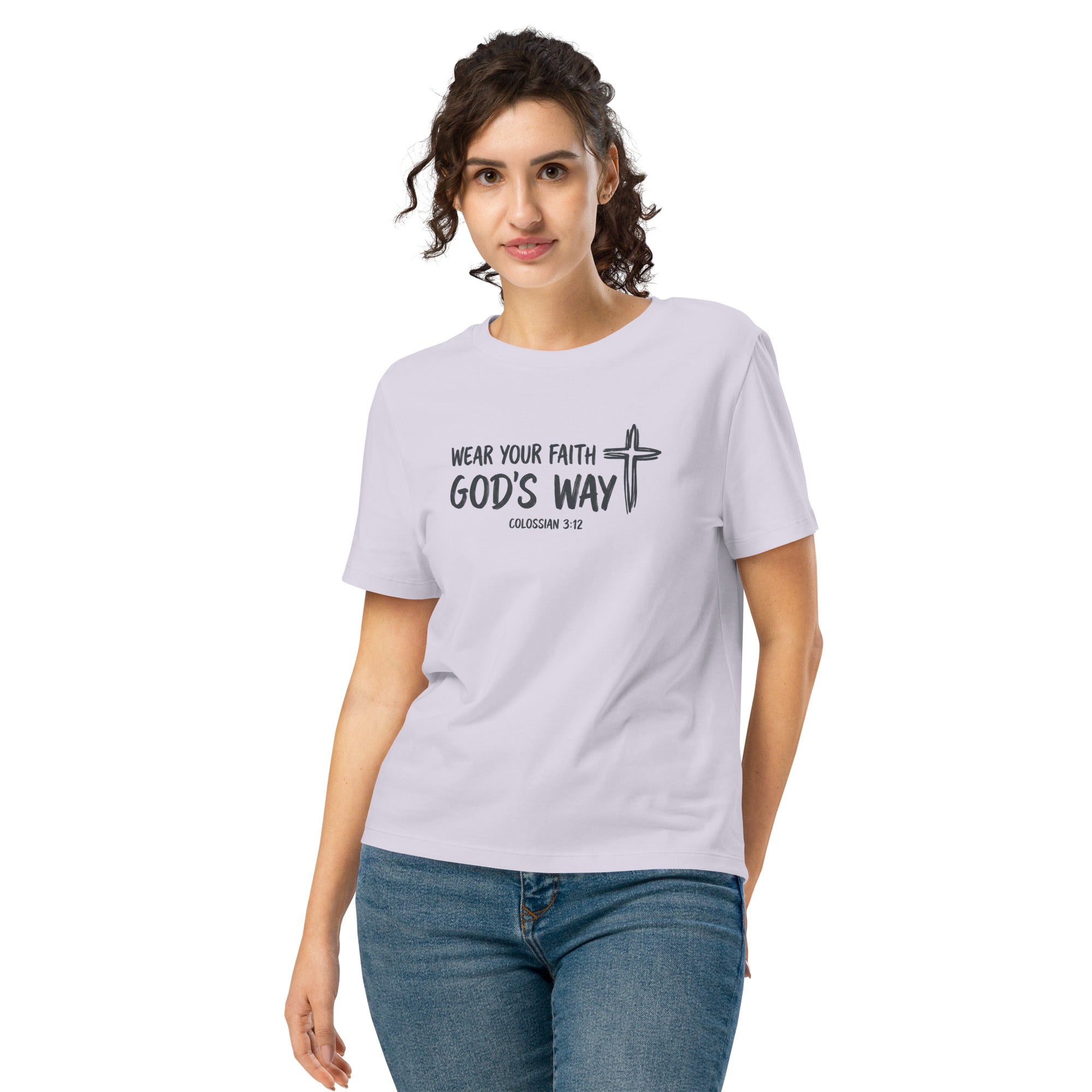 Women’s organic ribbed neck t-shirt - Seedandsoulful