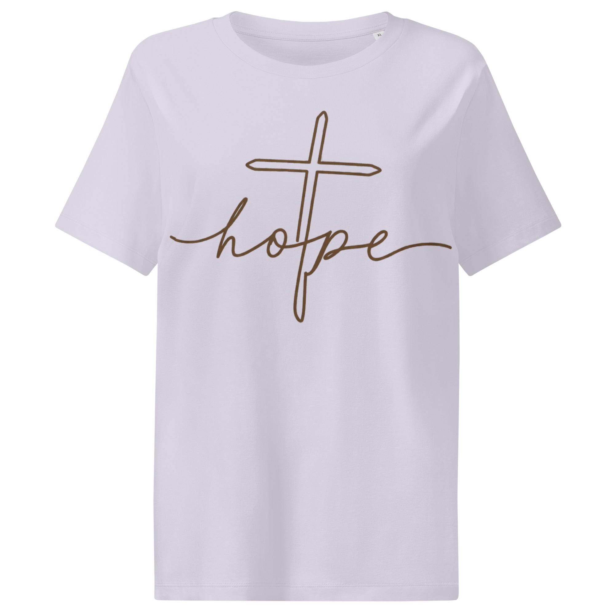 Women's Organic Cotton Faith T-Shirt | Soft Ribbed Neck Tee - Seedandsoulful