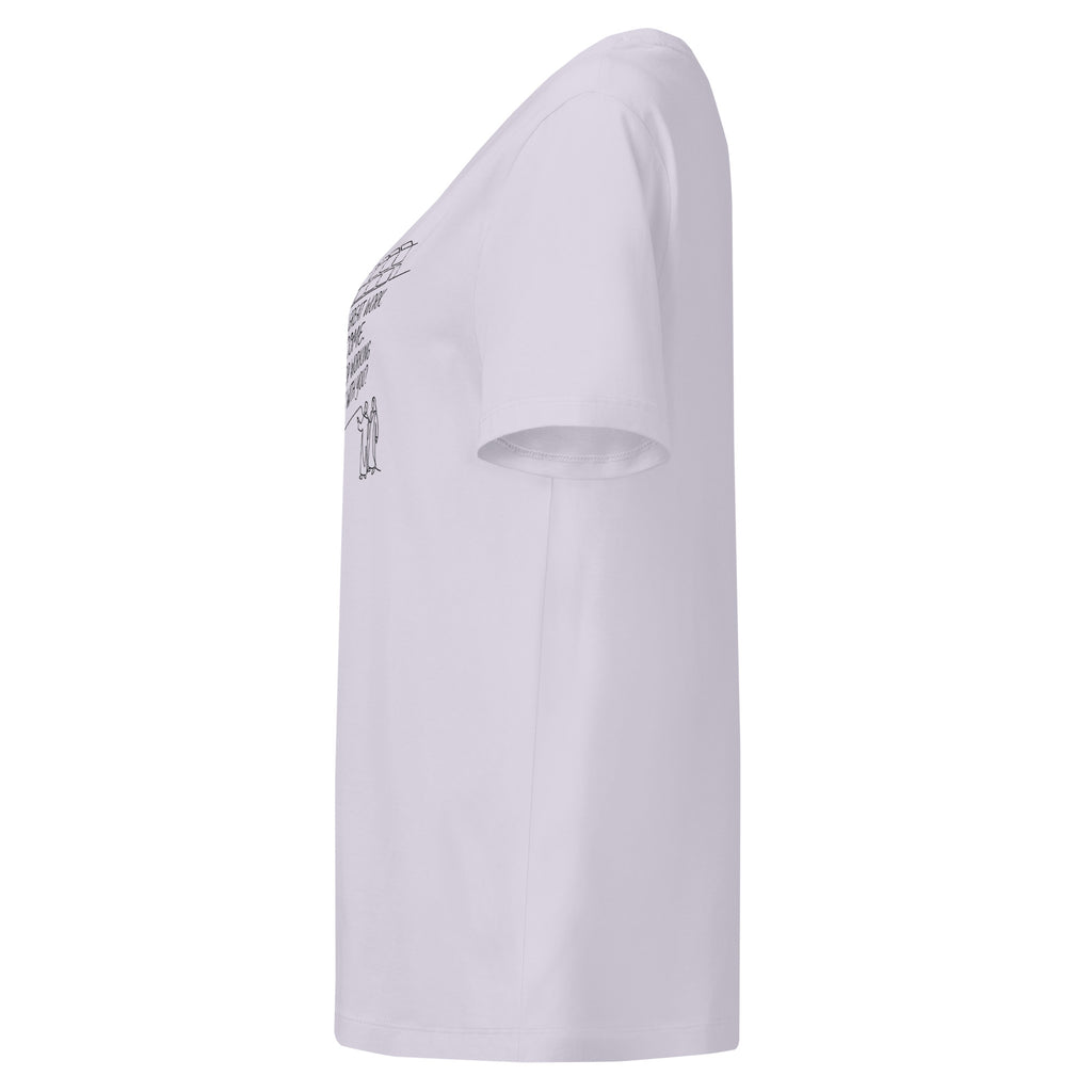 Nehemiah 6:3 Women’s organic ribbed neck t-shirt - Seedandsoulful